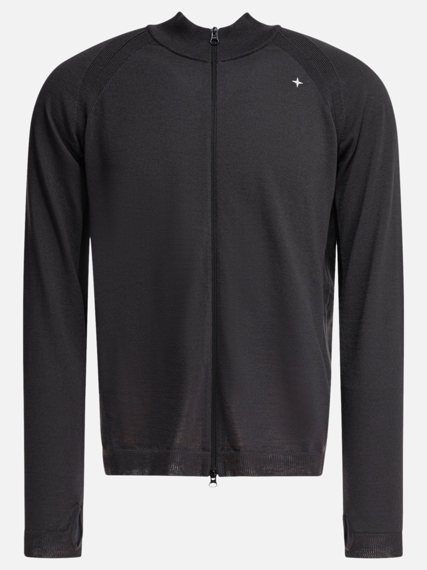 Stone Island Cardigan con zip on PrimaLoft bio 12505032_L Grey thumbnail_1
