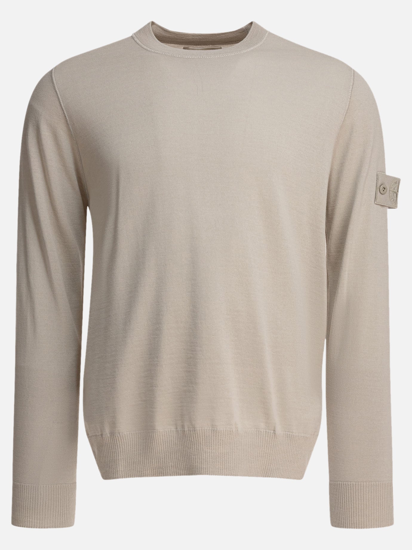 Light RWS pure wool crewneck sweater