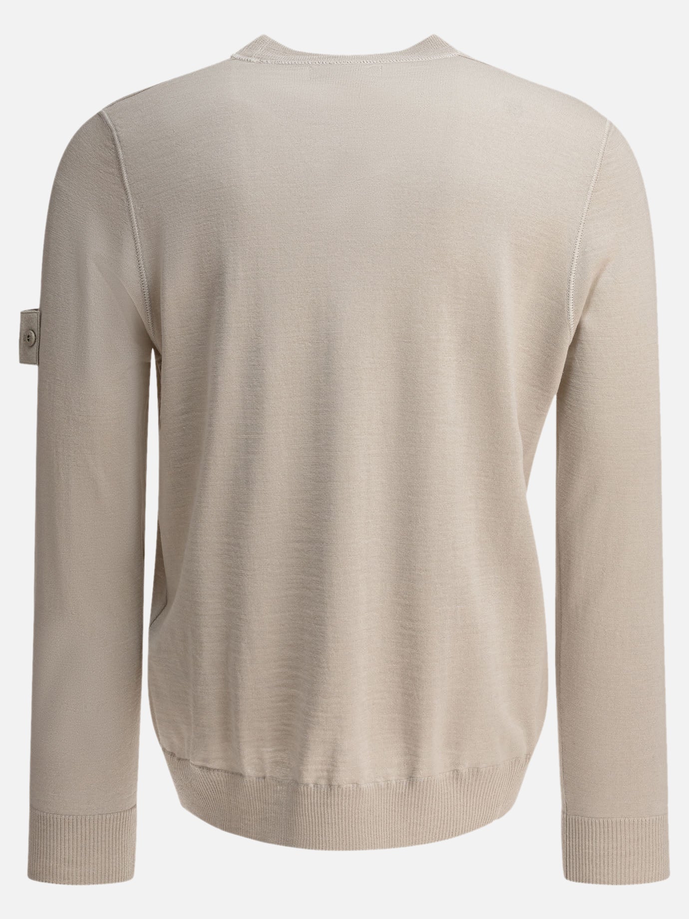 Stone Island Light RWS pure wool crewneck sweater 10482971_S Beige thumbnail_2