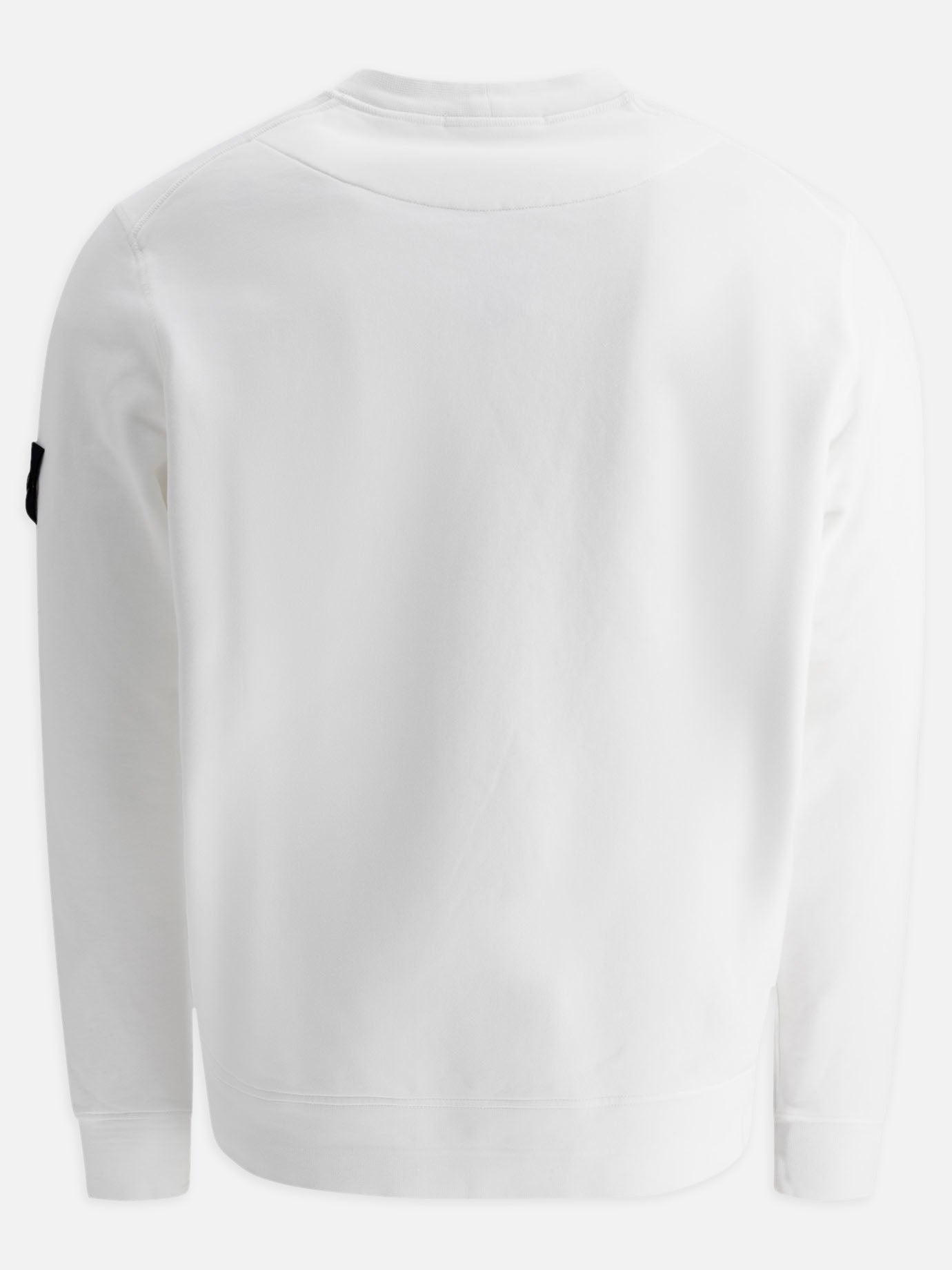Stone Island Felpa in cotone felpato biologico 18639433_XL White thumbnail_2
