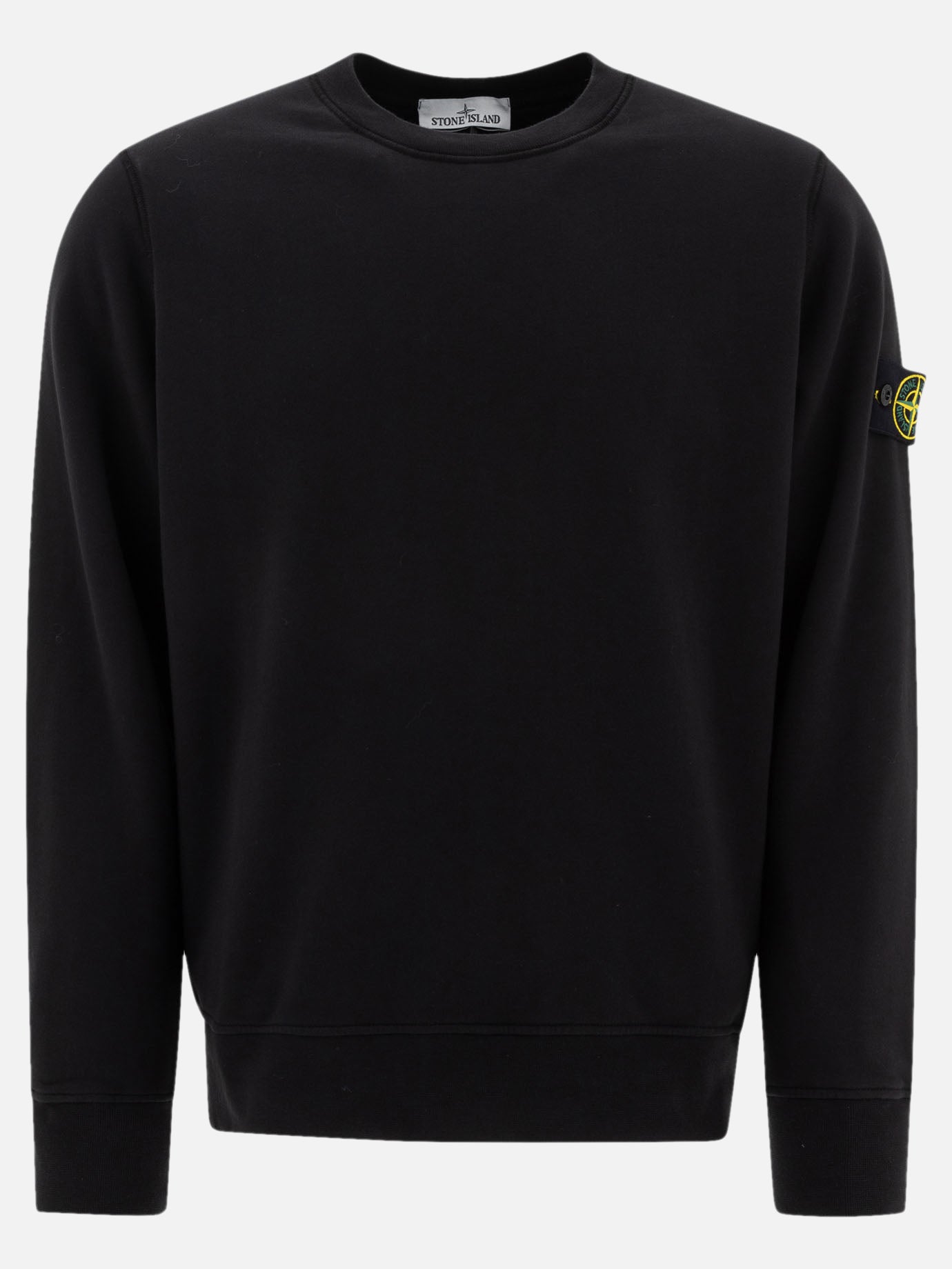 Stone Island Organic cotton fleece sweatshirt 18360261_M Black thumbnail_1