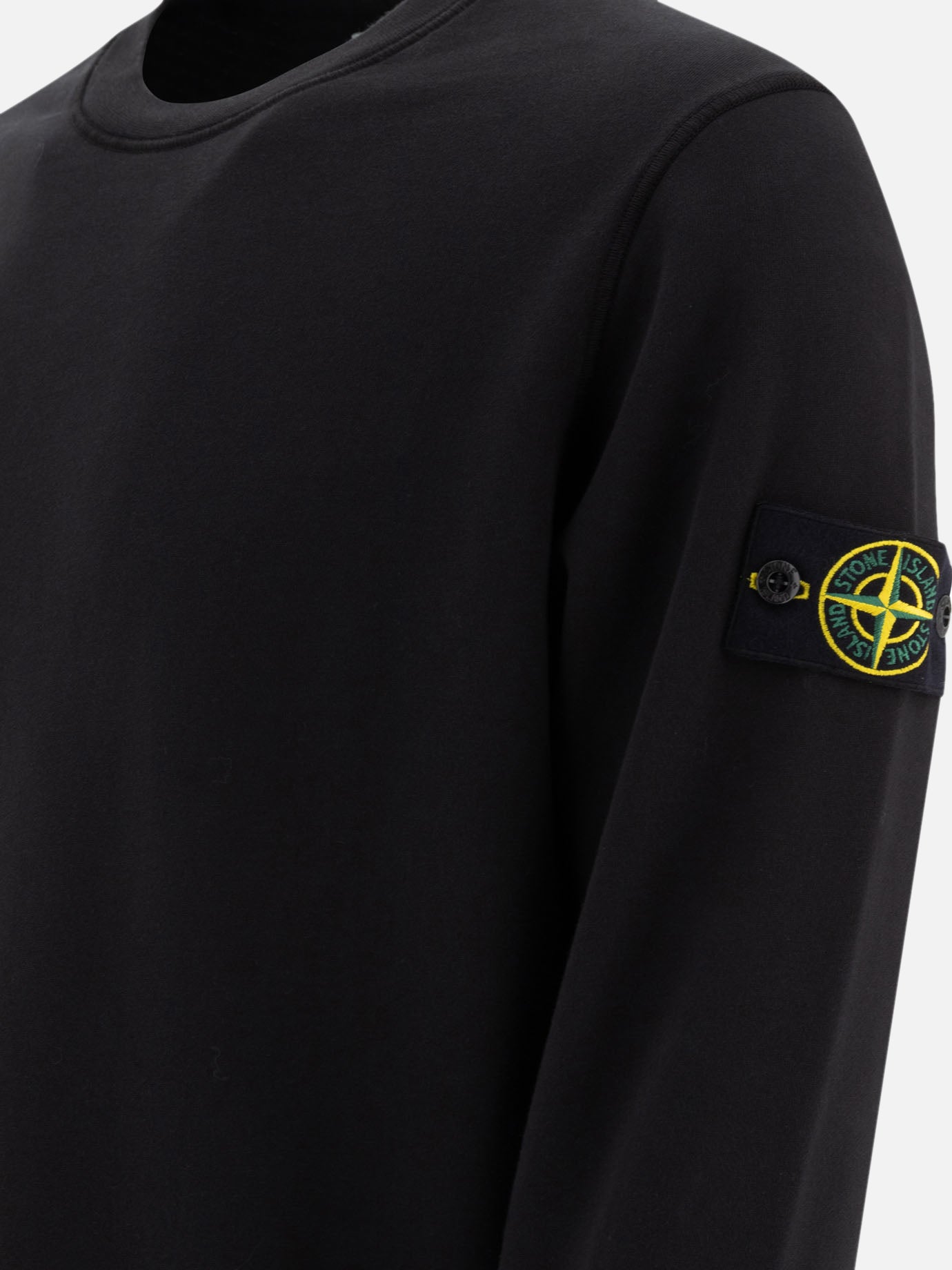 Stone Island Organic cotton fleece sweatshirt 18360261_M Black thumbnail_4