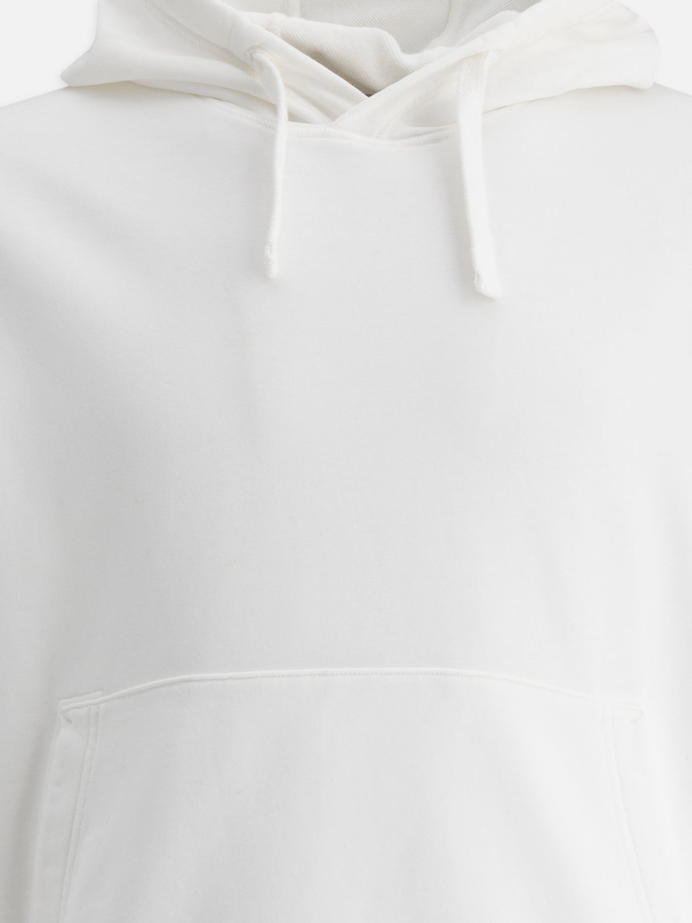Stone Island Felpa in cotone felpato biologico 14590773_M White thumbnail_3