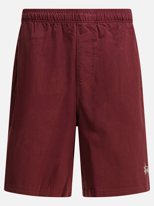 Stüssy Short in jersey di cotone 20001104_S Bordeaux 1
