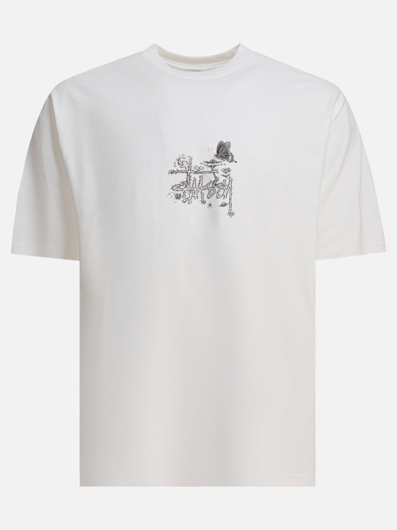 Crewneck t-shirts Logo  White - Stüssy Men | PDP | VIETTI Online Store | Zoom-Modal
