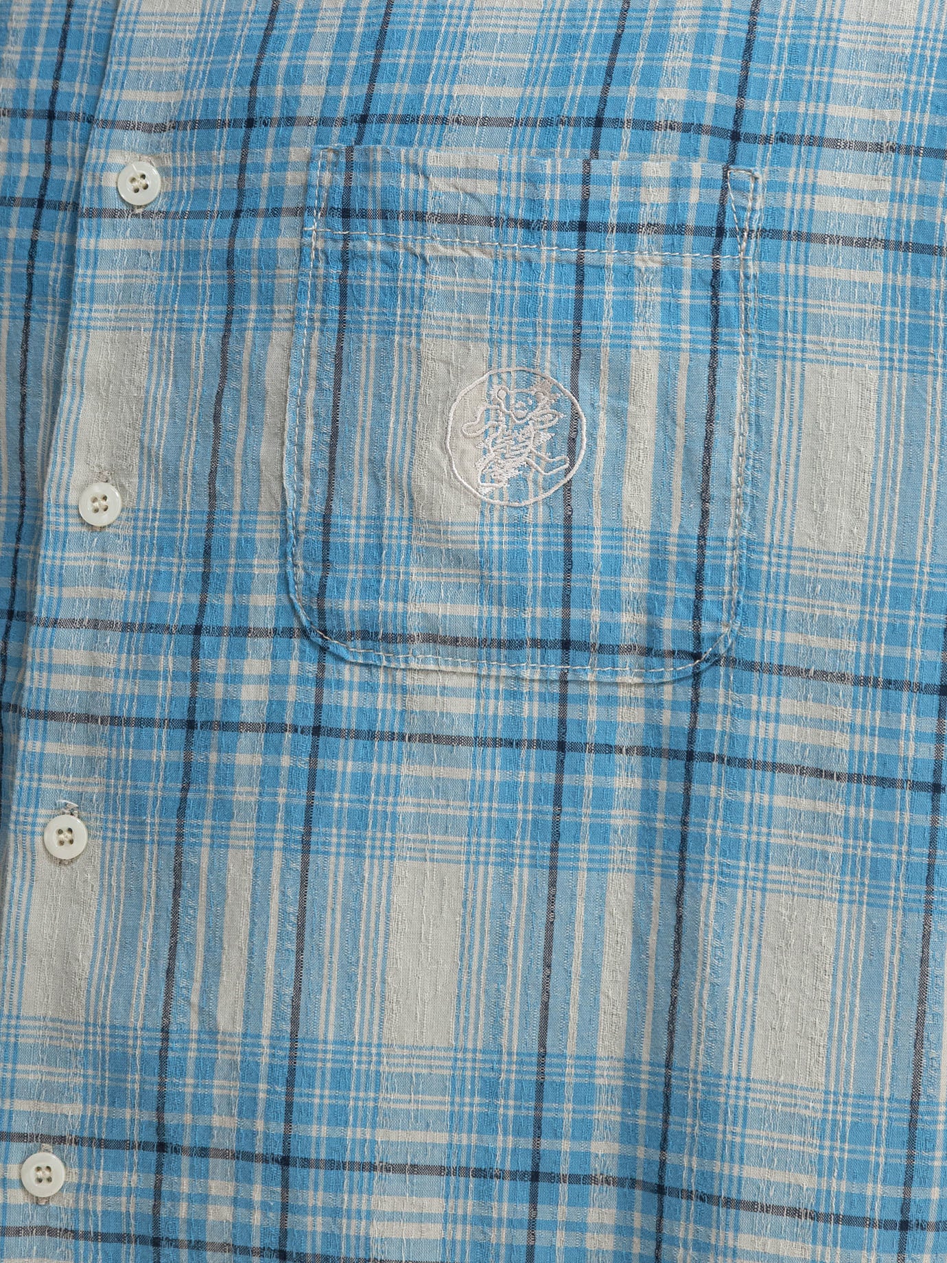 Camicie casual Check  Azzurro - Thisisneverthat® Uomo | PDP | VIETTI Online Store | Zoom-Modal_4
