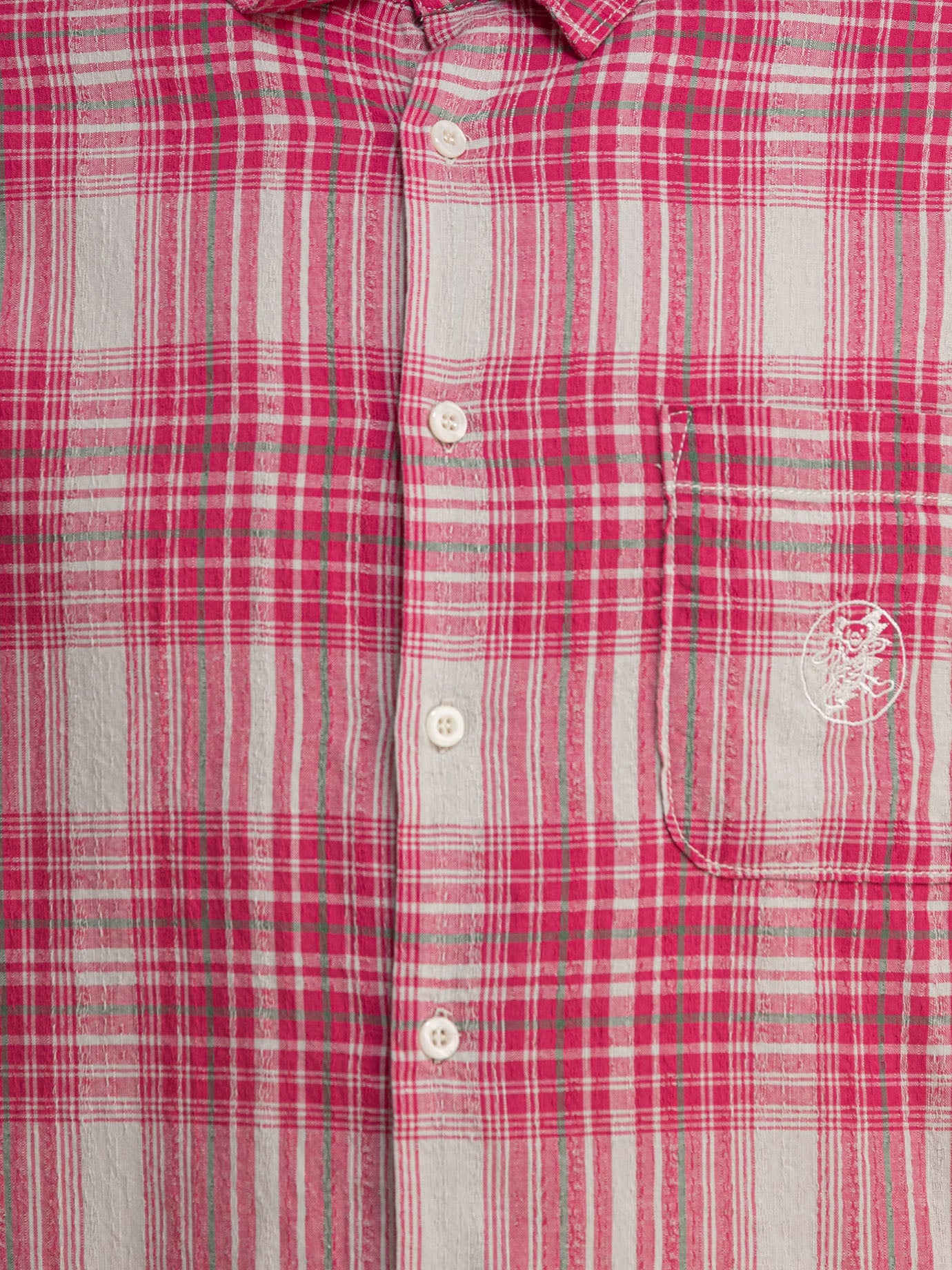 Camicie casual Check  Rosa - Thisisneverthat® Uomo | PDP | VIETTI Online Store | thumbnail_3