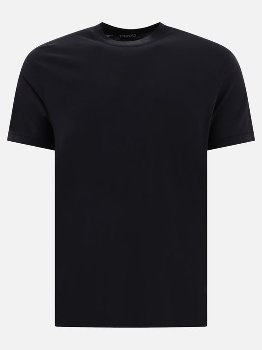 Tom Ford T-shirt in cotone lyocell 11950619_46 Black 1