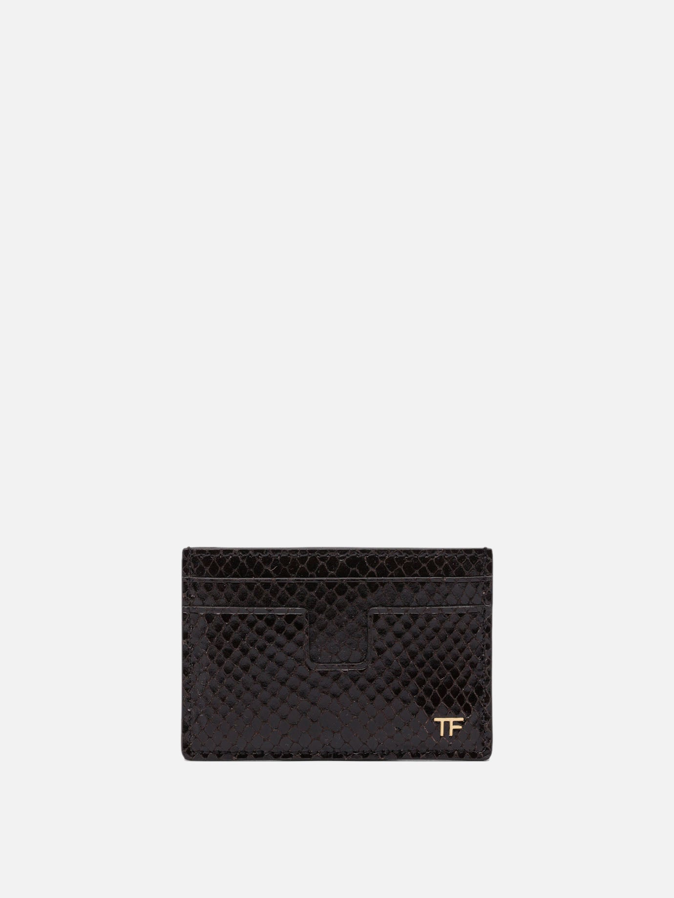 Portacarte Logo  Marrone - Tom Ford Uomo | PDP | VIETTI Online Store | Zoom-Modal
