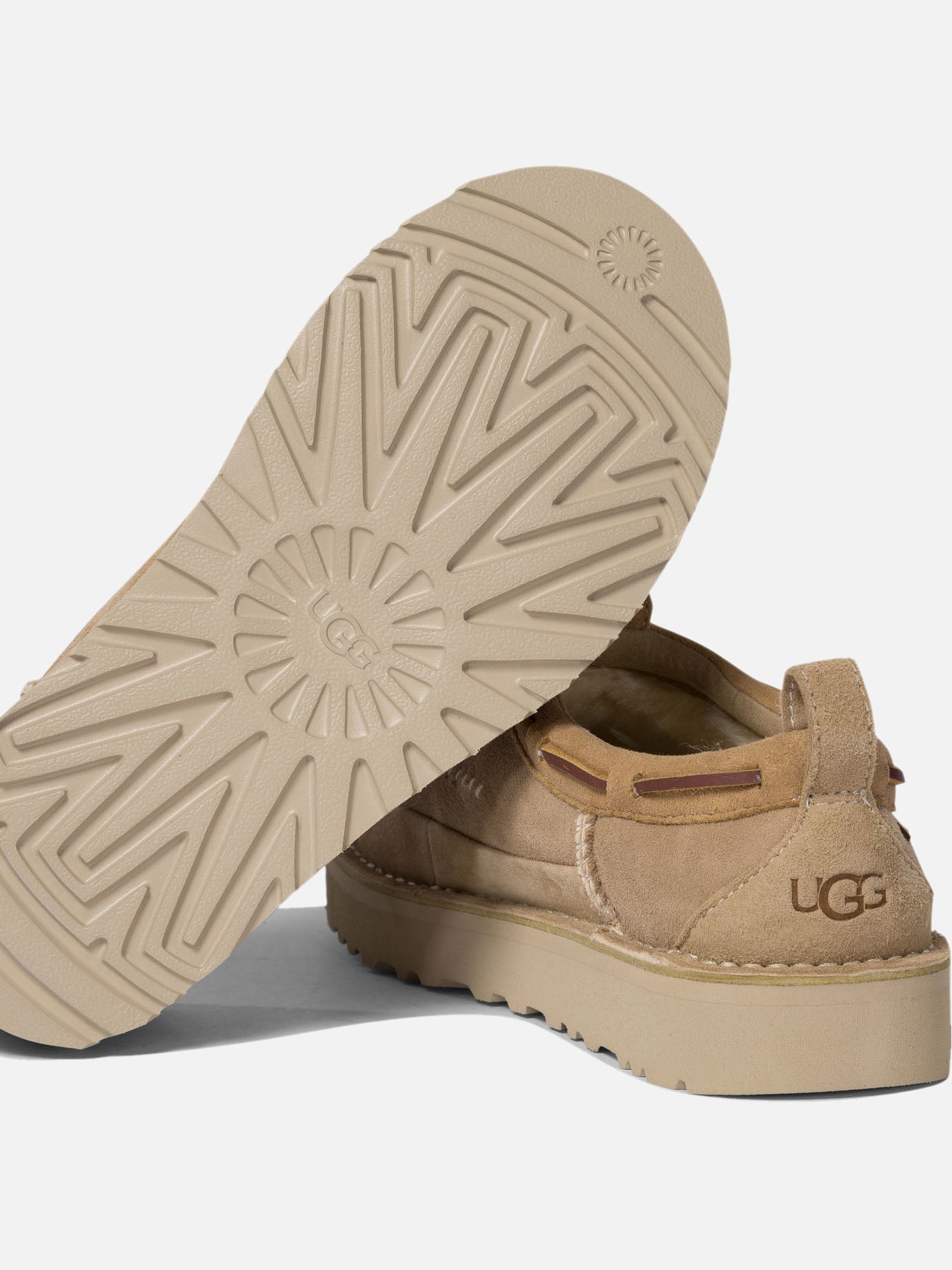 Slipper 100% suede - 100% rubber  Beige - Ugg Donna | PDP | VIETTI Online Store | thumbnail_5
