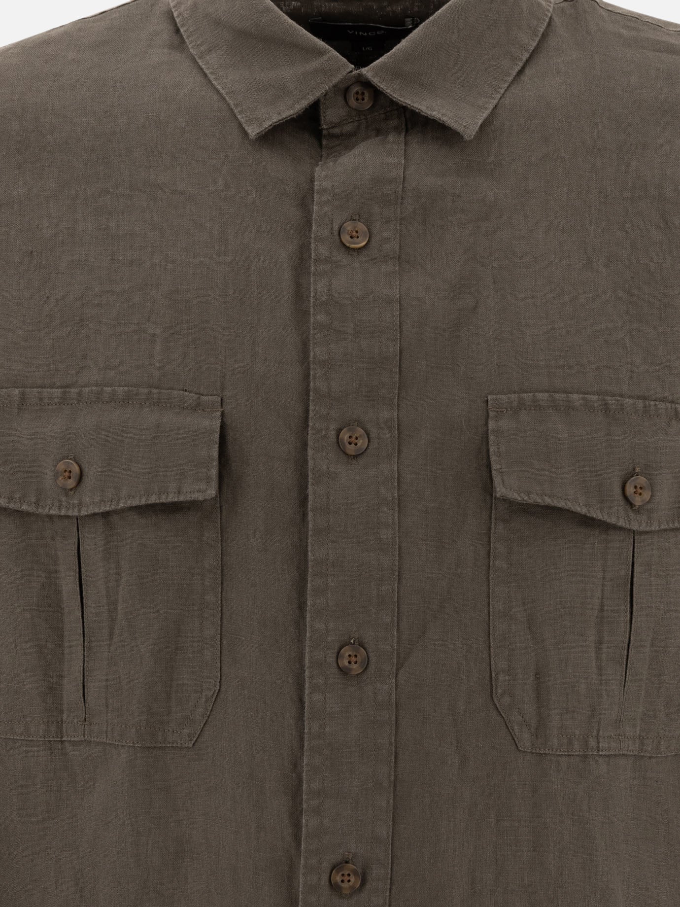 Vince Camicia &quot;Utility&quot; in lino 17502987_M Green thumbnail_3