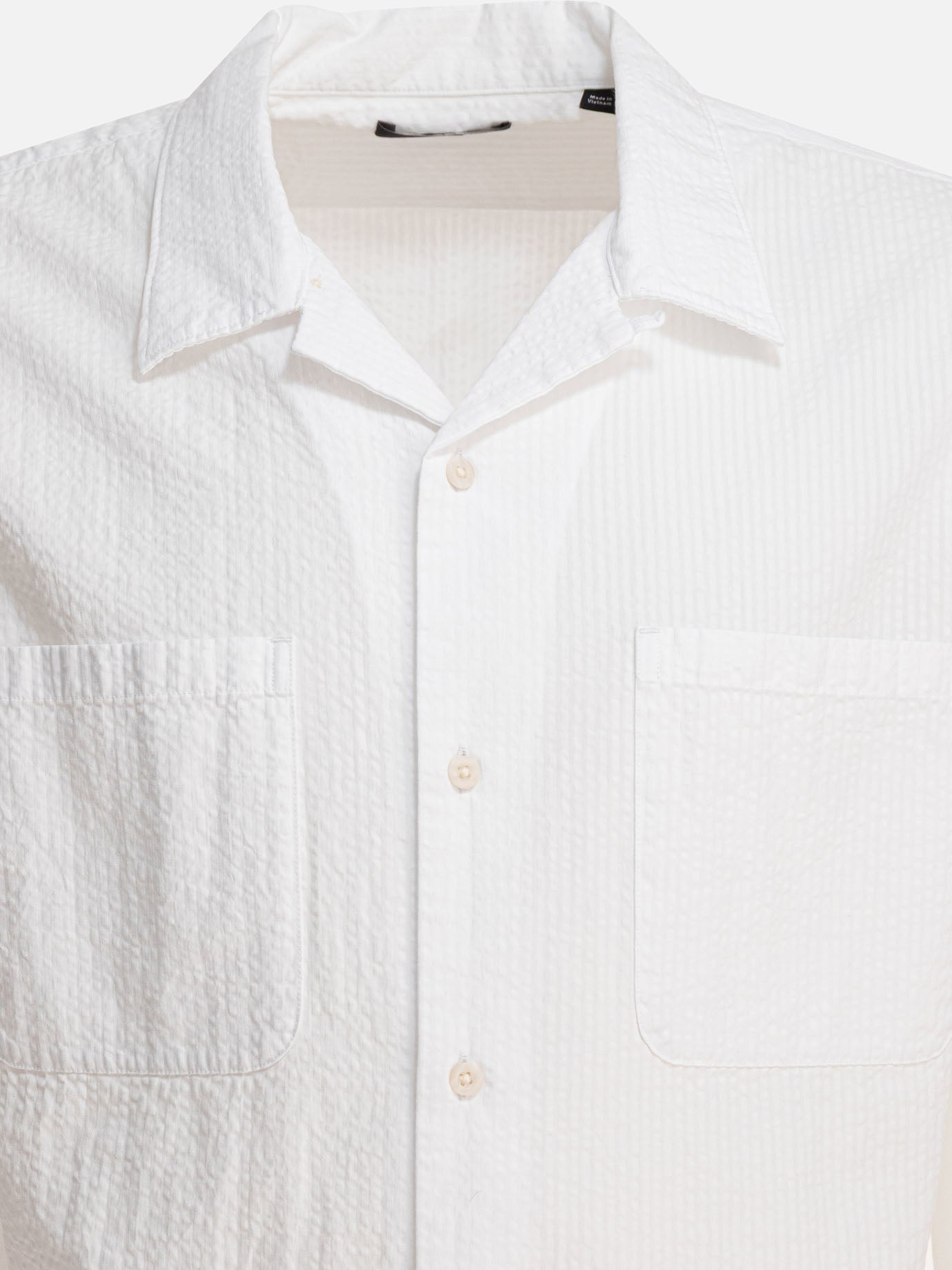 Vince Camicia in seersucker 12287735_S White thumbnail_3