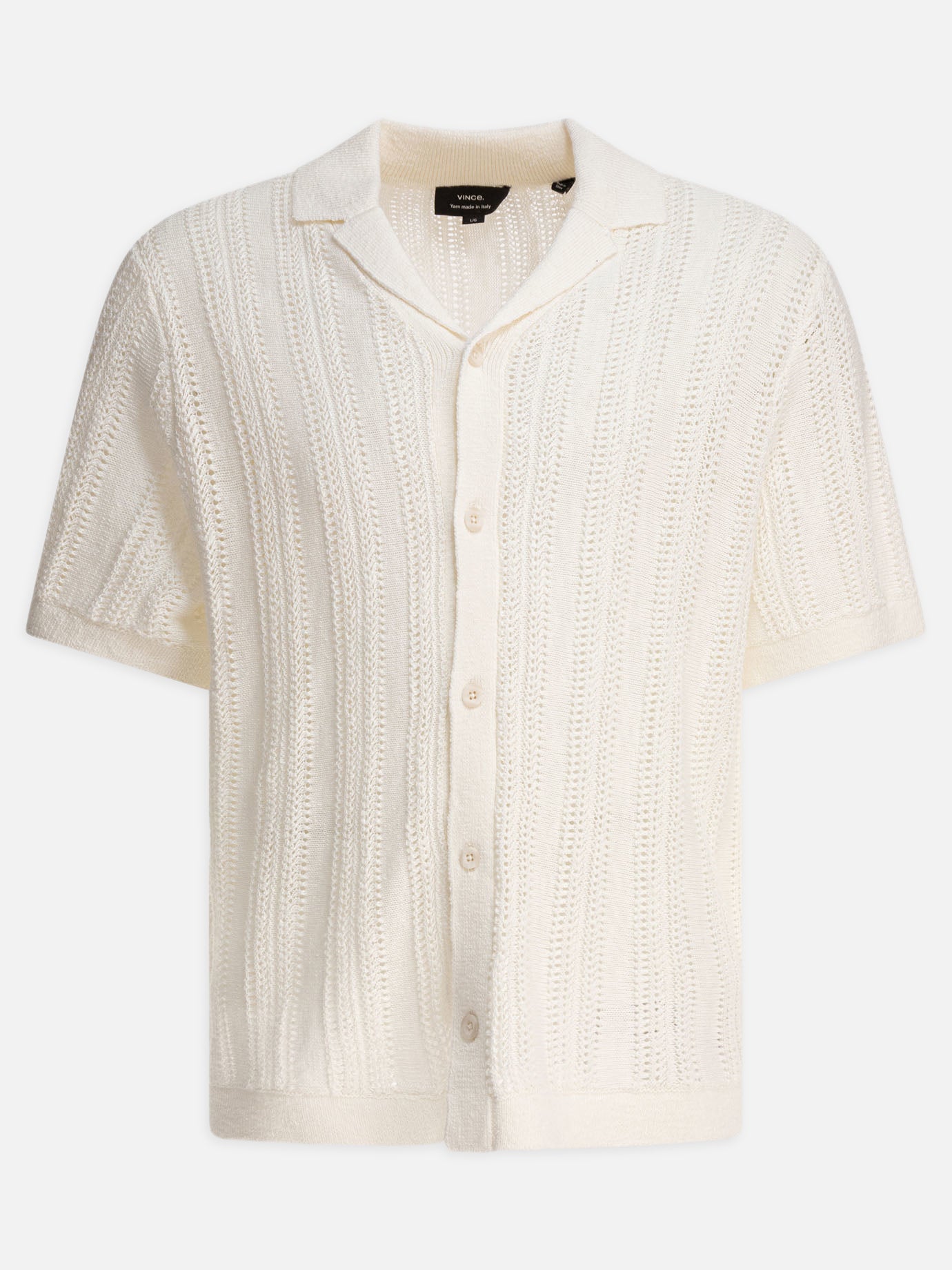 Casual shirts Solid colour  White - Vince Men | PDP | VIETTI Online Store | thumbnail
