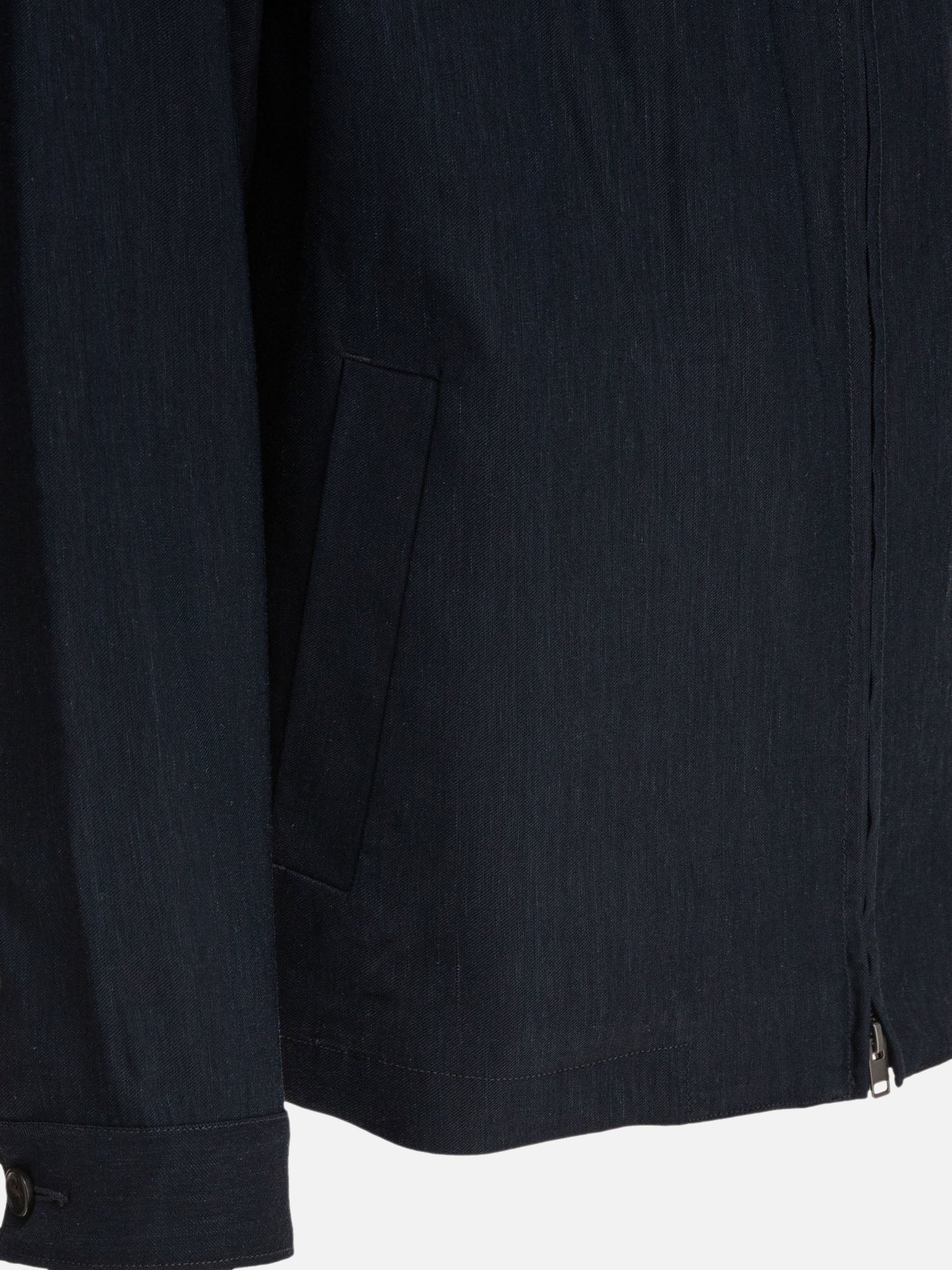 Vince Giacca bomber chiusura con zip 18519202_S Blue thumbnail_4