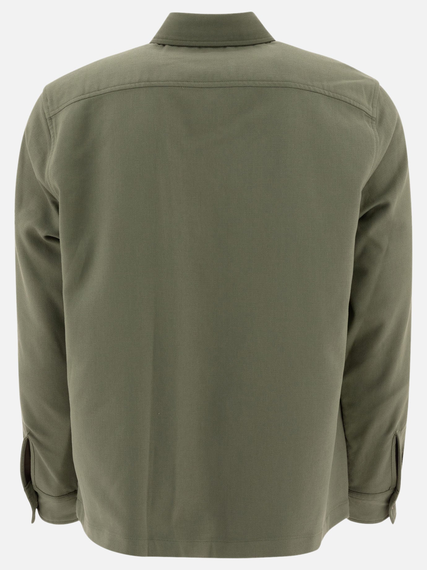 Giacche overshirt Solid colour  Verde - Vince Uomo | PDP | VIETTI Online Store | Zoom-Modal_2

