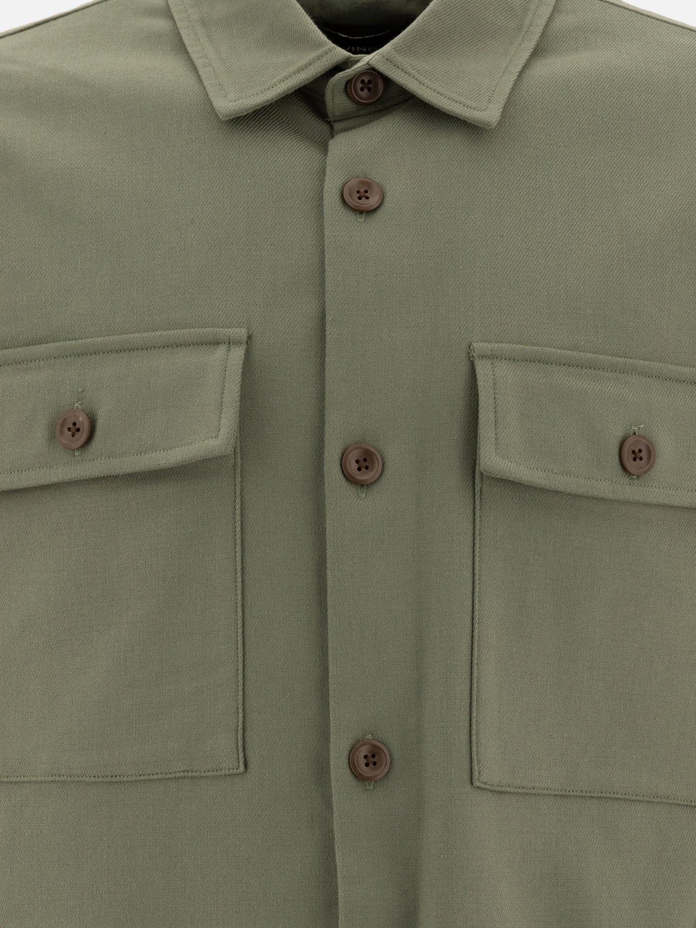 Giacche overshirt Solid colour  Verde - Vince Uomo | PDP | VIETTI Online Store | thumbnail_3