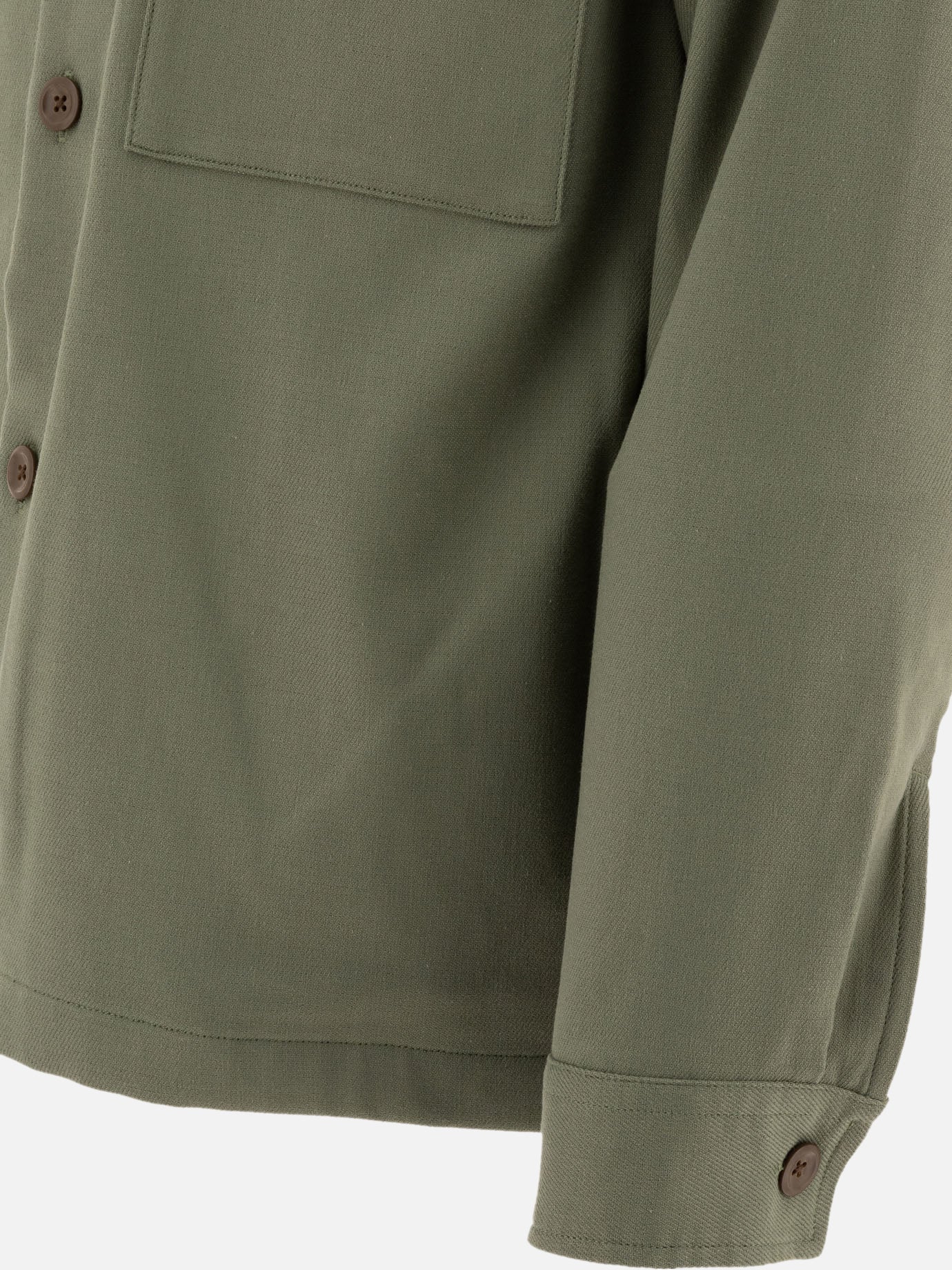 Giacche overshirt Solid colour  Verde - Vince Uomo | PDP | VIETTI Online Store | thumbnail_4