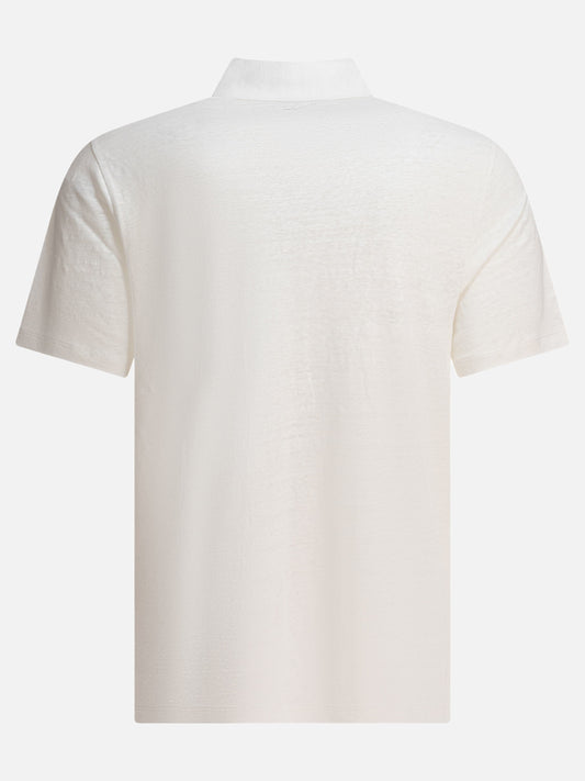 Vince Polo in lino 18804855_M White 2