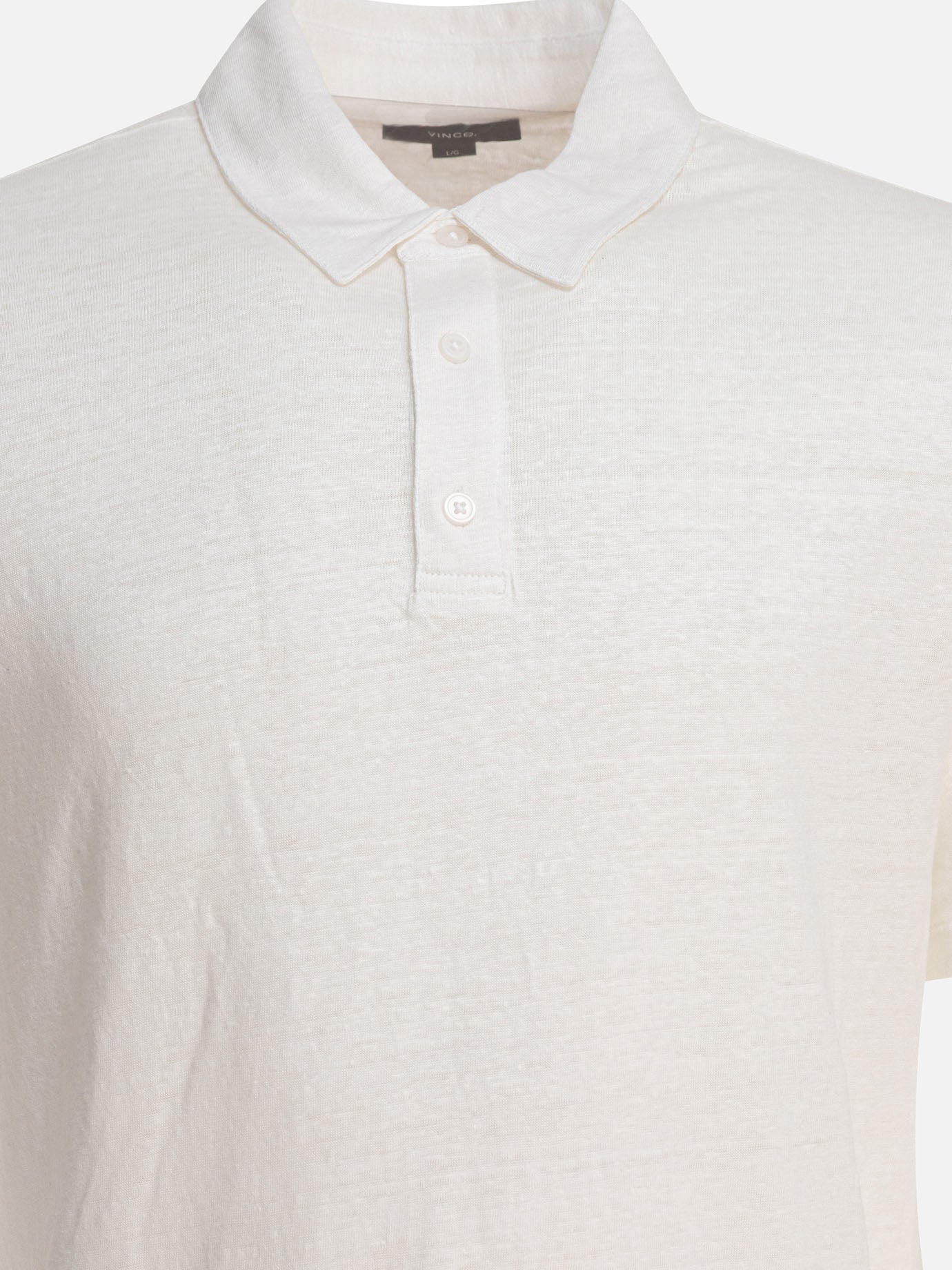 Polo con bottoni Solid colour  Bianco - Vince Uomo | PDP | VIETTI Online Store | Zoom-Modal_3
