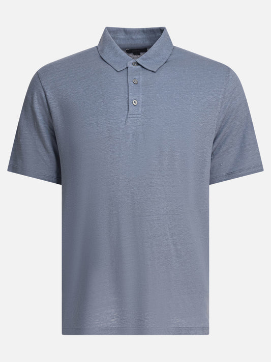 Vince Polo in lino 11966651_M Light blue 1
