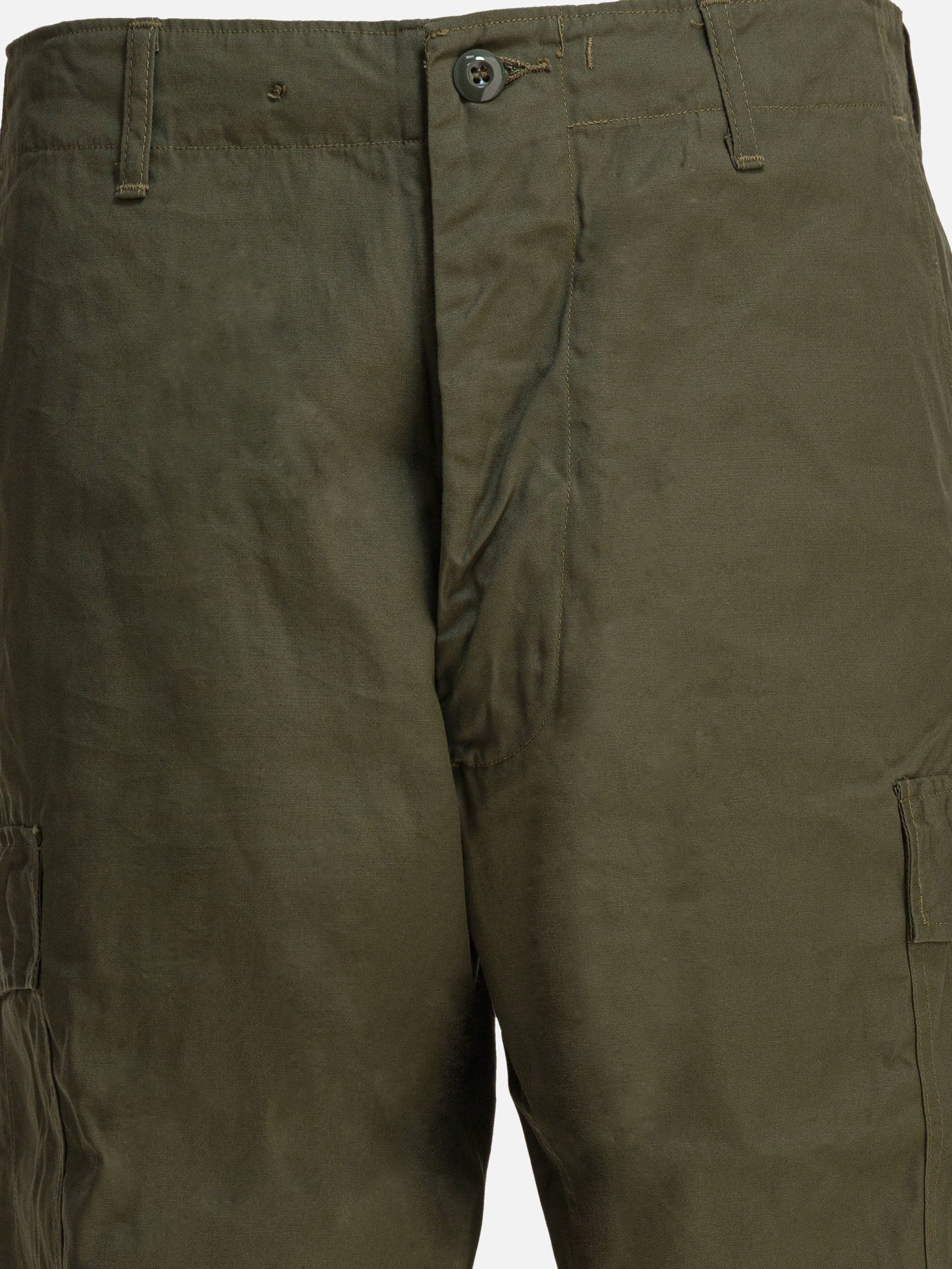Pantaloni cargo & parachute Solid colour  Verde - Buzz Rickson's Uomo | PDP | VIETTI Online Store | Zoom-Modal_3
