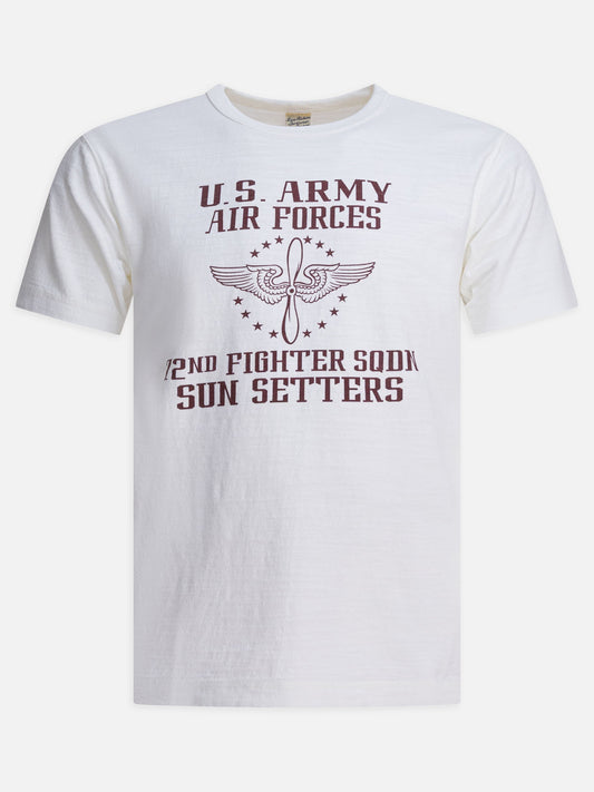 T-shirt girocollo Print  Bianco - Buzz Rickson's Uomo | PLP | VIETTI Online Store 

