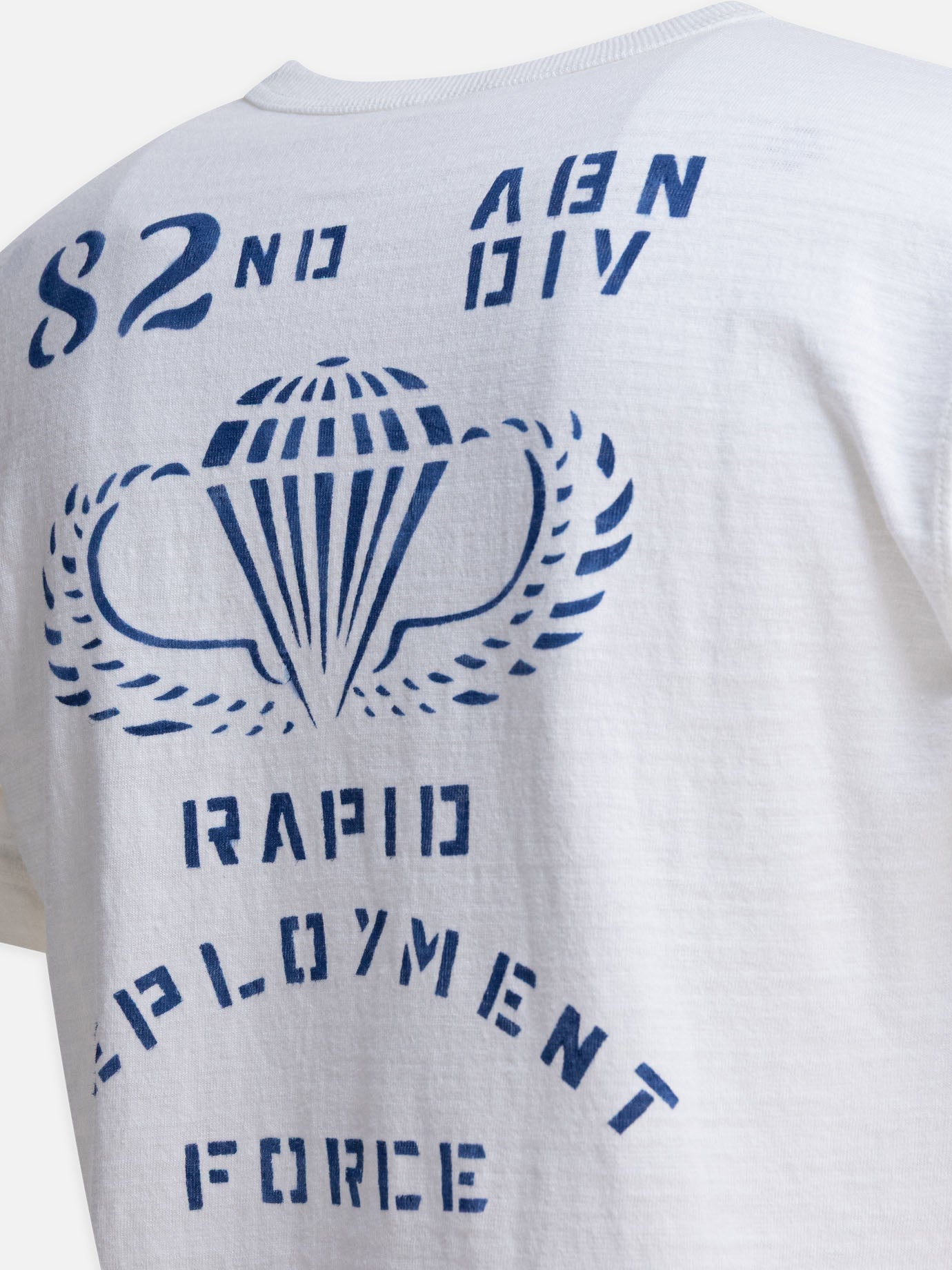 T-shirt girocollo Print  Bianco - Buzz Rickson's Uomo | PDP | VIETTI Online Store | Zoom-Modal_4
