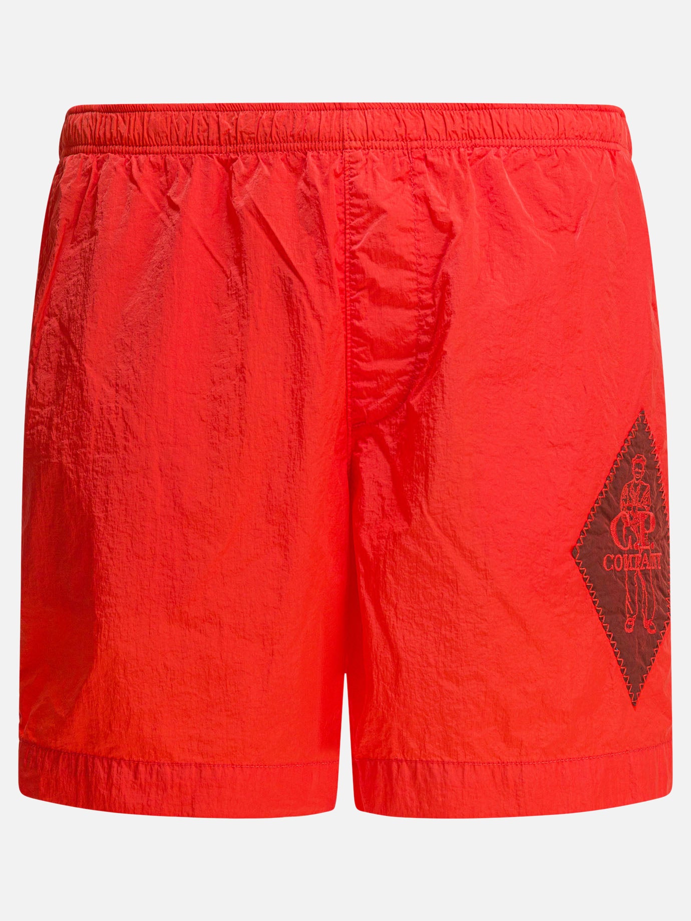 Short da mare Logo  Rosso - C.P. Company Uomo | PDP | VIETTI Online Store | Zoom-Modal
