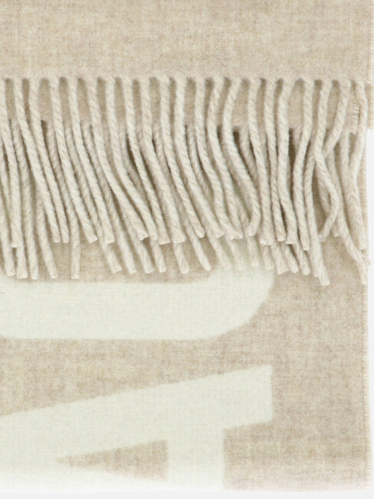 Fringed scarves 100% wool  Beige - Jacquemus Men | VIETTI Online Store | 2
