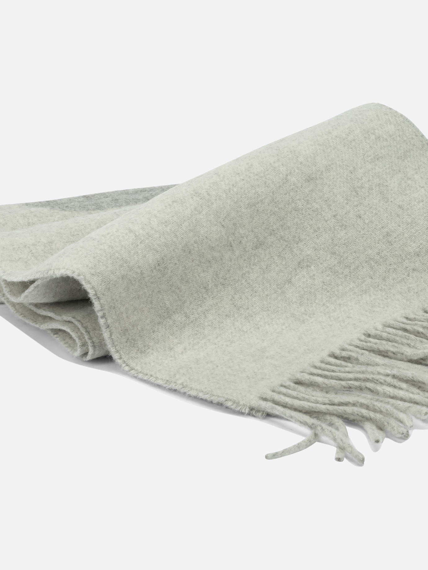 Sciarpe con frange 100% wool  Grigio - Jacquemus Uomo | PDP | VIETTI Online Store | thumbnail_2