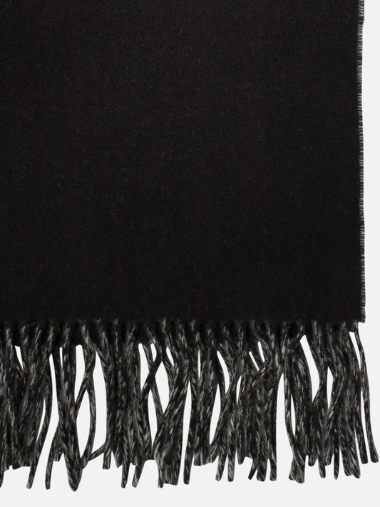 Fringed scarves 100% wool  Black - Jacquemus Men | VIETTI Online Store | 2
