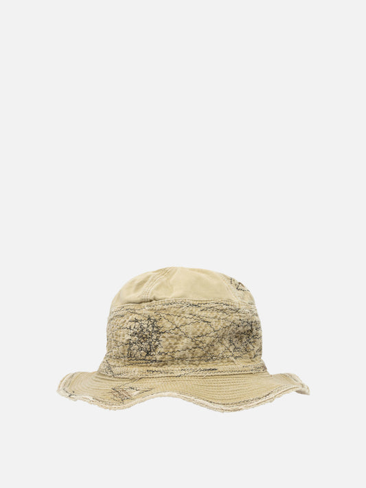 KAPITAL Cappello bucket "The Old Man and the Sea" 25628500_UNI Beige 1
