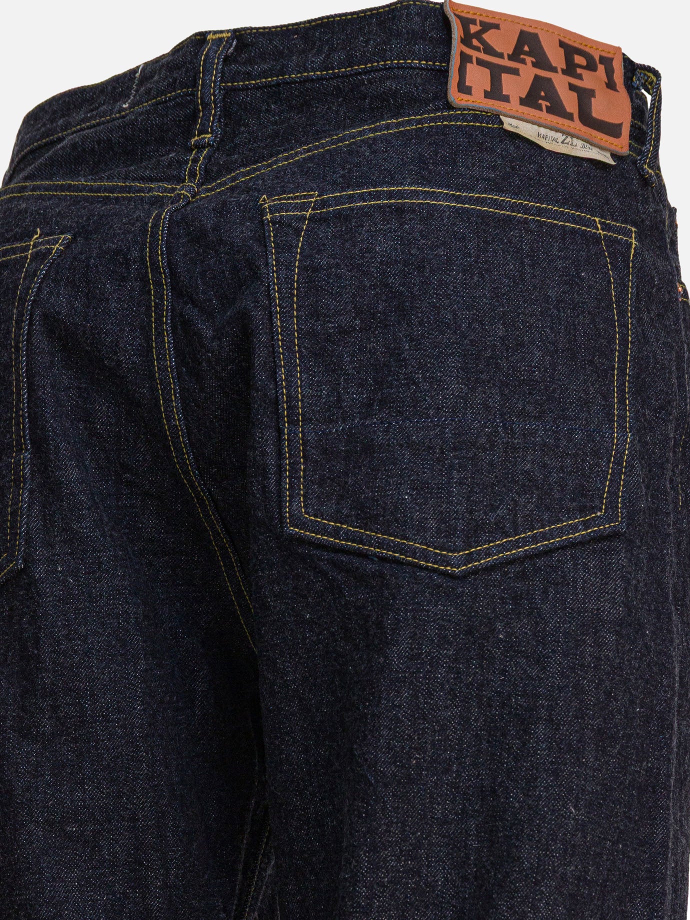 Straight-leg jeans Solid colour  Blue - KAPITAL Men | PDP | VIETTI Online Store | Zoom-Modal_4
