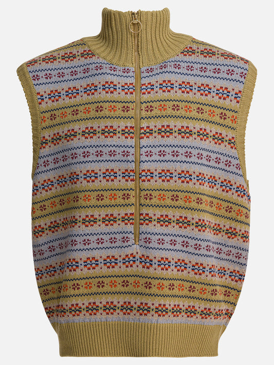 Gilet Embroidered  Beige - KAPITAL Uomo | PLP | VIETTI Online Store 
