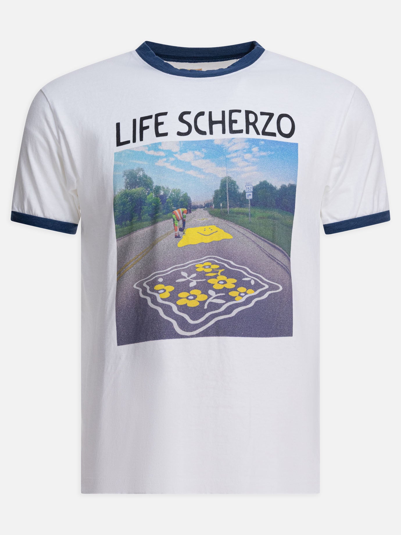 Crewneck t-shirts Print  White - KAPITAL Men | PDP | VIETTI Online Store | thumbnail