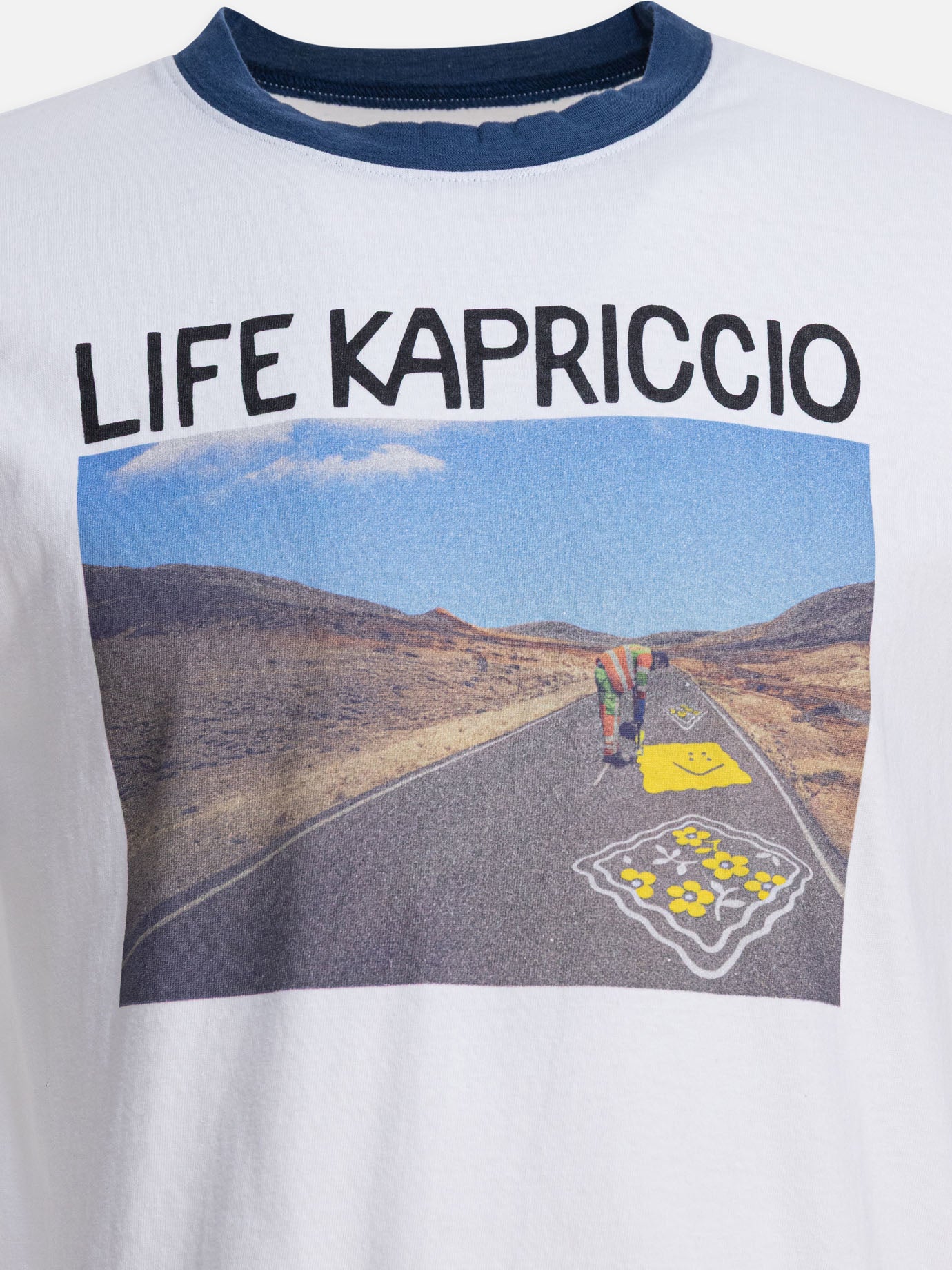 Crewneck t-shirts Print  White - KAPITAL Men | PDP | VIETTI Online Store | thumbnail_3