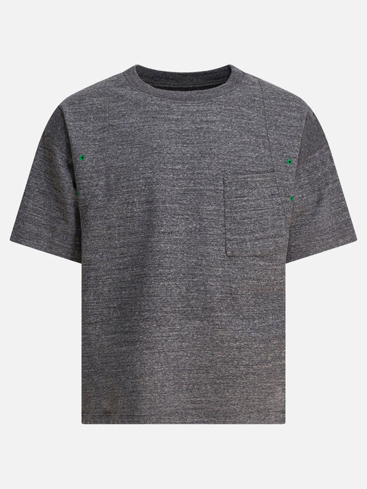 Crewneck t-shirts Solid colour  Grey - KAPITAL Men | PLP | VIETTI Online Store 
