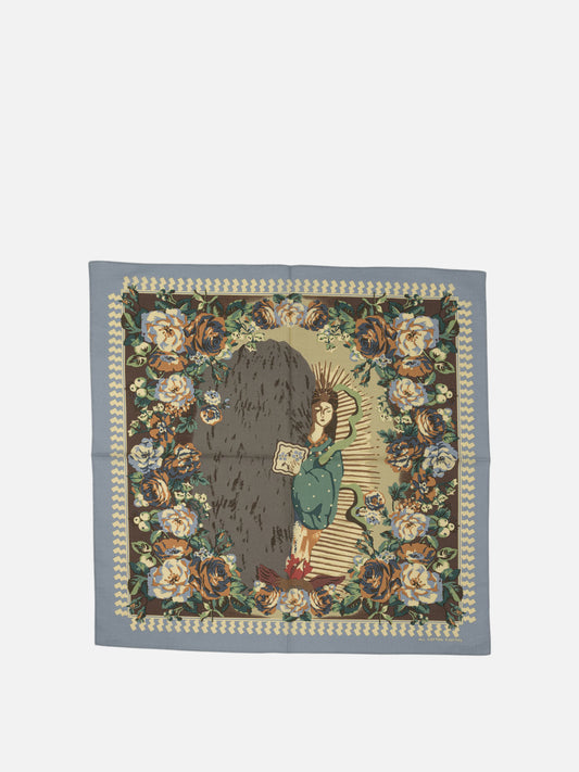 KAPITAL Foulard "Amaterasu" 22834058_UNI Light blue 1