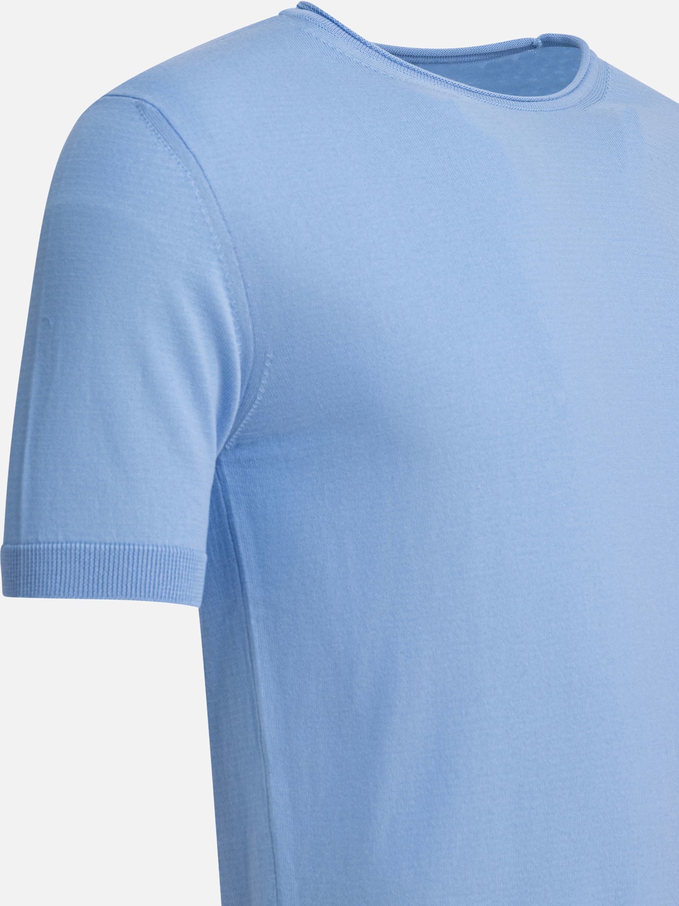T-shirt girocollo Solid colour  Azzurro - Rakkì Uomo | PDP | VIETTI Online Store | Zoom-Modal_4
