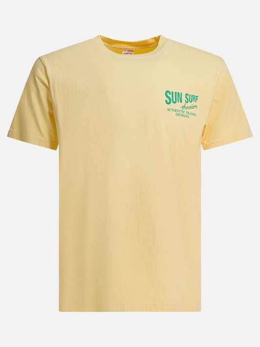 T-shirt girocollo Logo  Giallo - Sun Surf Uomo | PLP | VIETTI Online Store 

