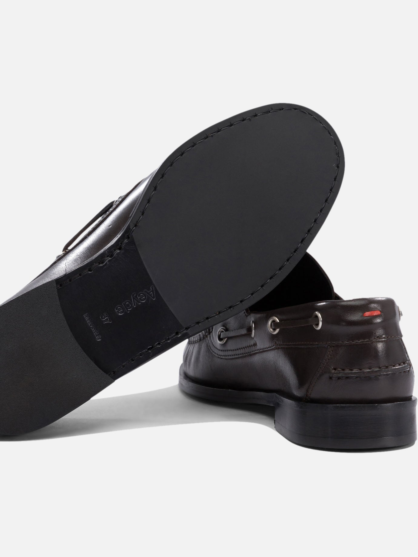 Mocassini stringati 100% leather - 50% leather 50% rubber  Marrone - Aeyde Donna | PDP | VIETTI Online Store | thumbnail_5