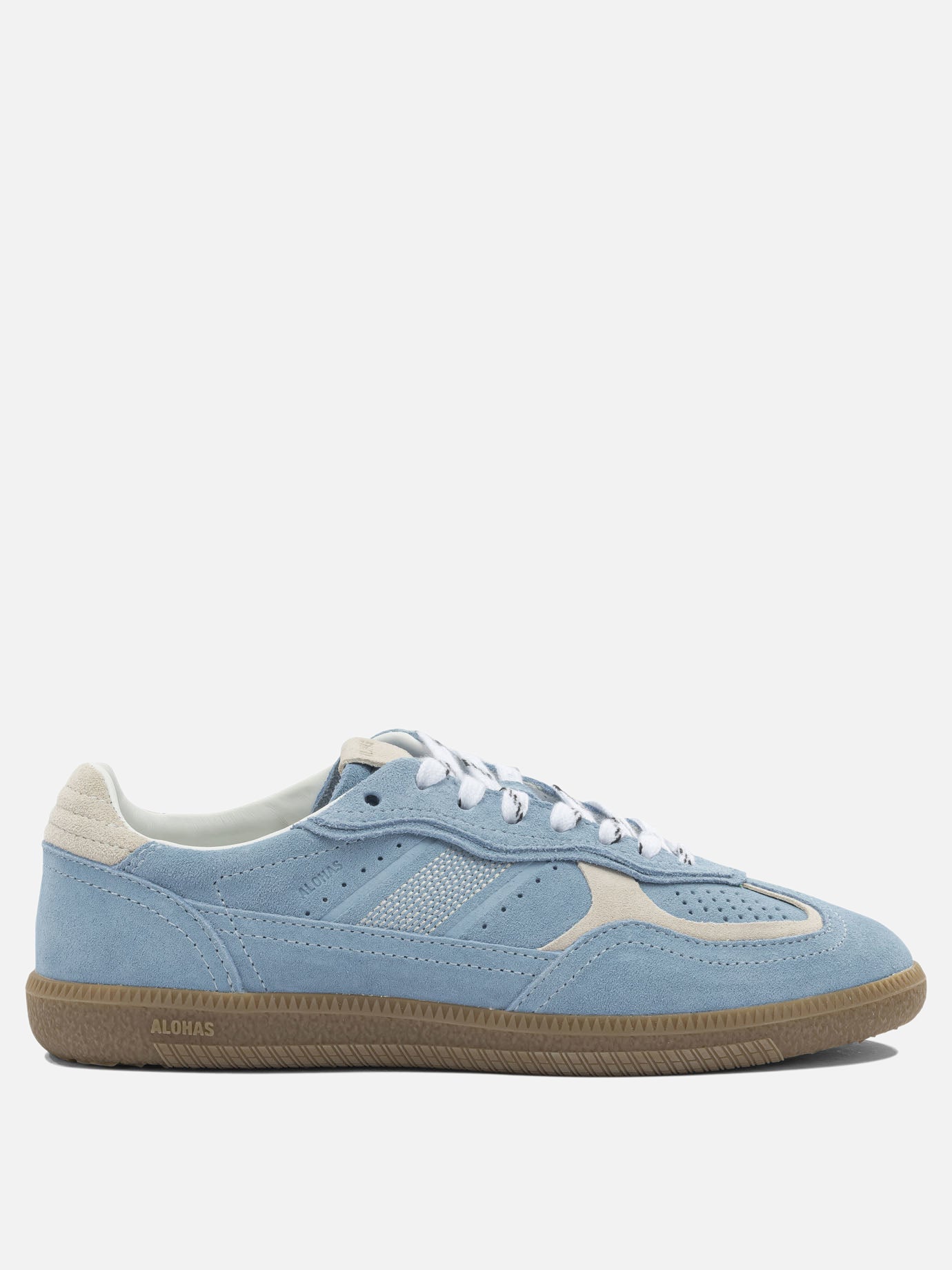Low top sneakers 100% cow suede - 100% rubber  Light blue - Alohas Women | PDP | VIETTI Online Store | Zoom-Modal
