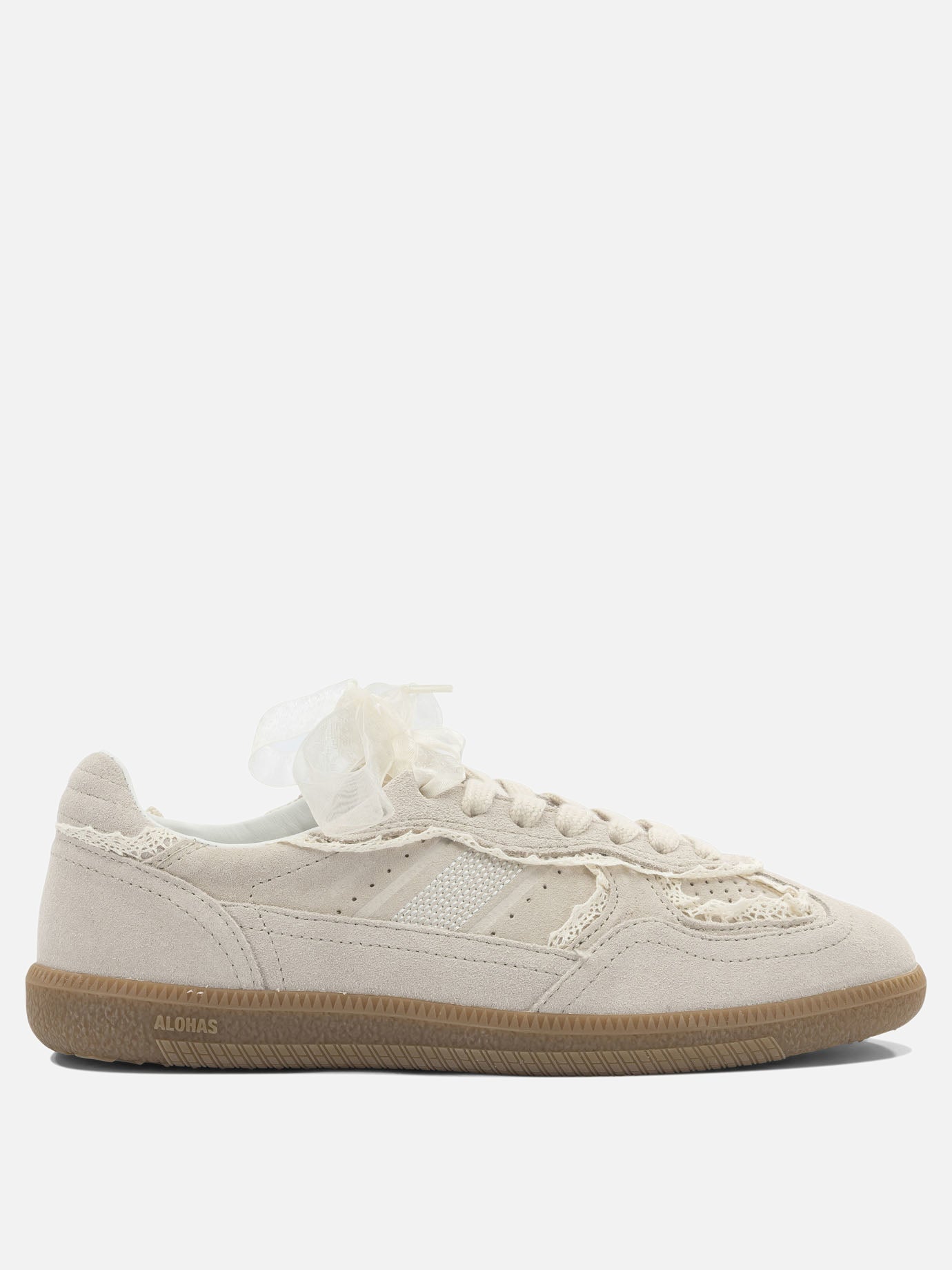 Low top sneakers 100% leather - 100% rubber  White - Alohas Women | PDP | VIETTI Online Store | thumbnail