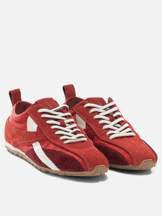 Low top sneakers 100% cow leather - 100% rubber  Red - Alohas Women | PLP | VIETTI Online Store | 2
