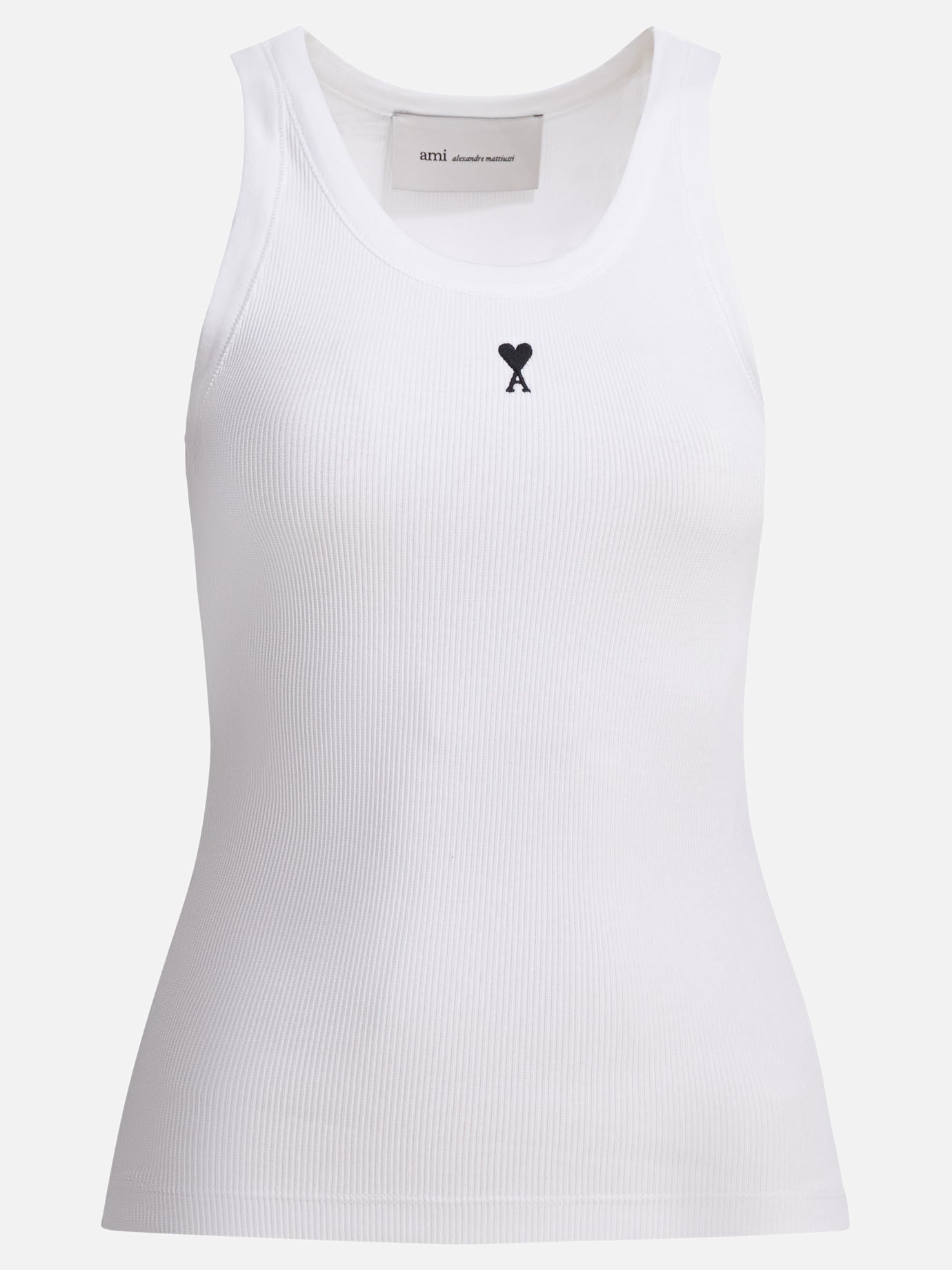 Tank tops Logo  White - Ami Paris Women | PDP | VIETTI Online Store | thumbnail