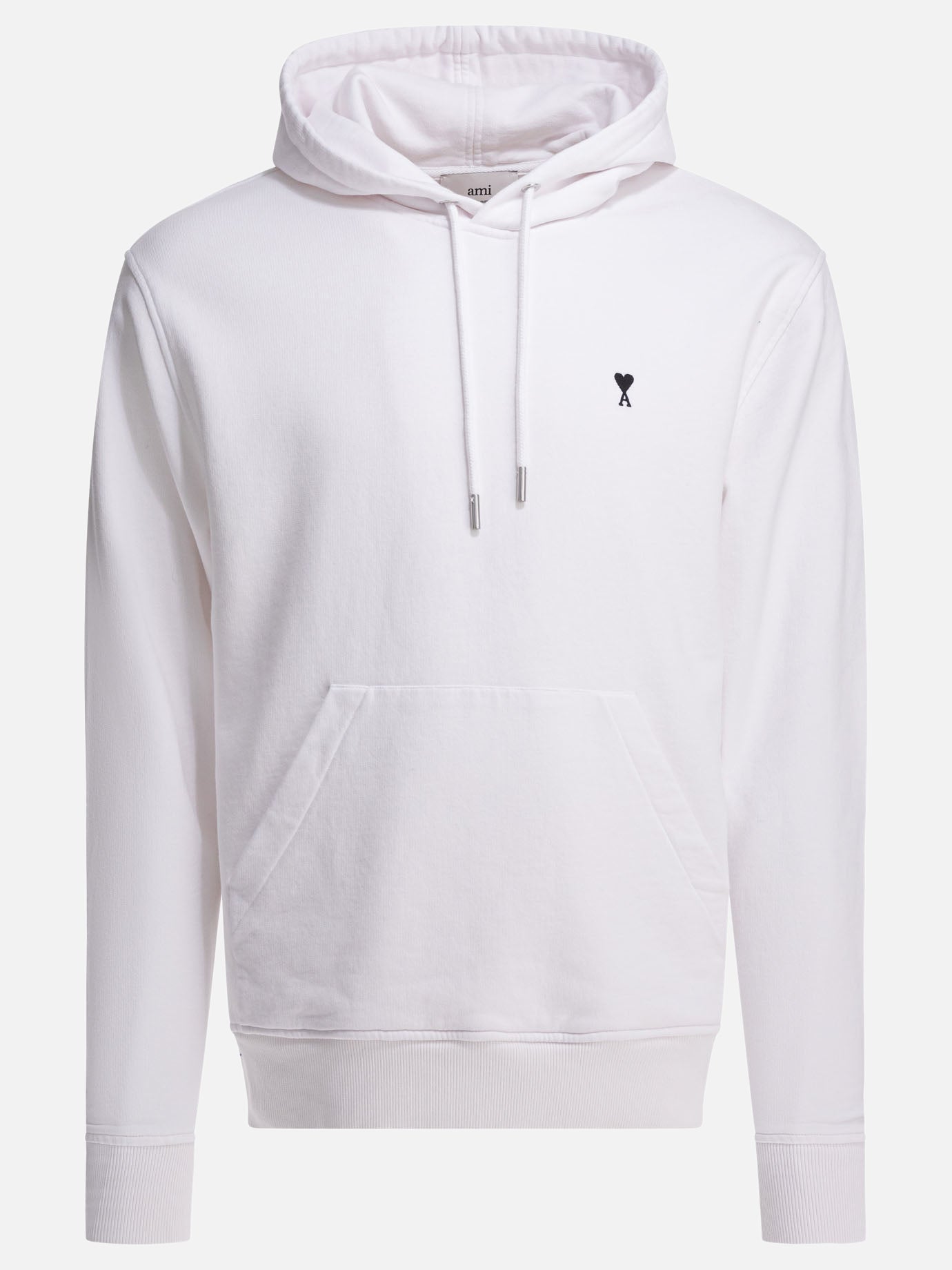 Hoodies Logo  White - Ami Paris Men | PDP | VIETTI Online Store | thumbnail