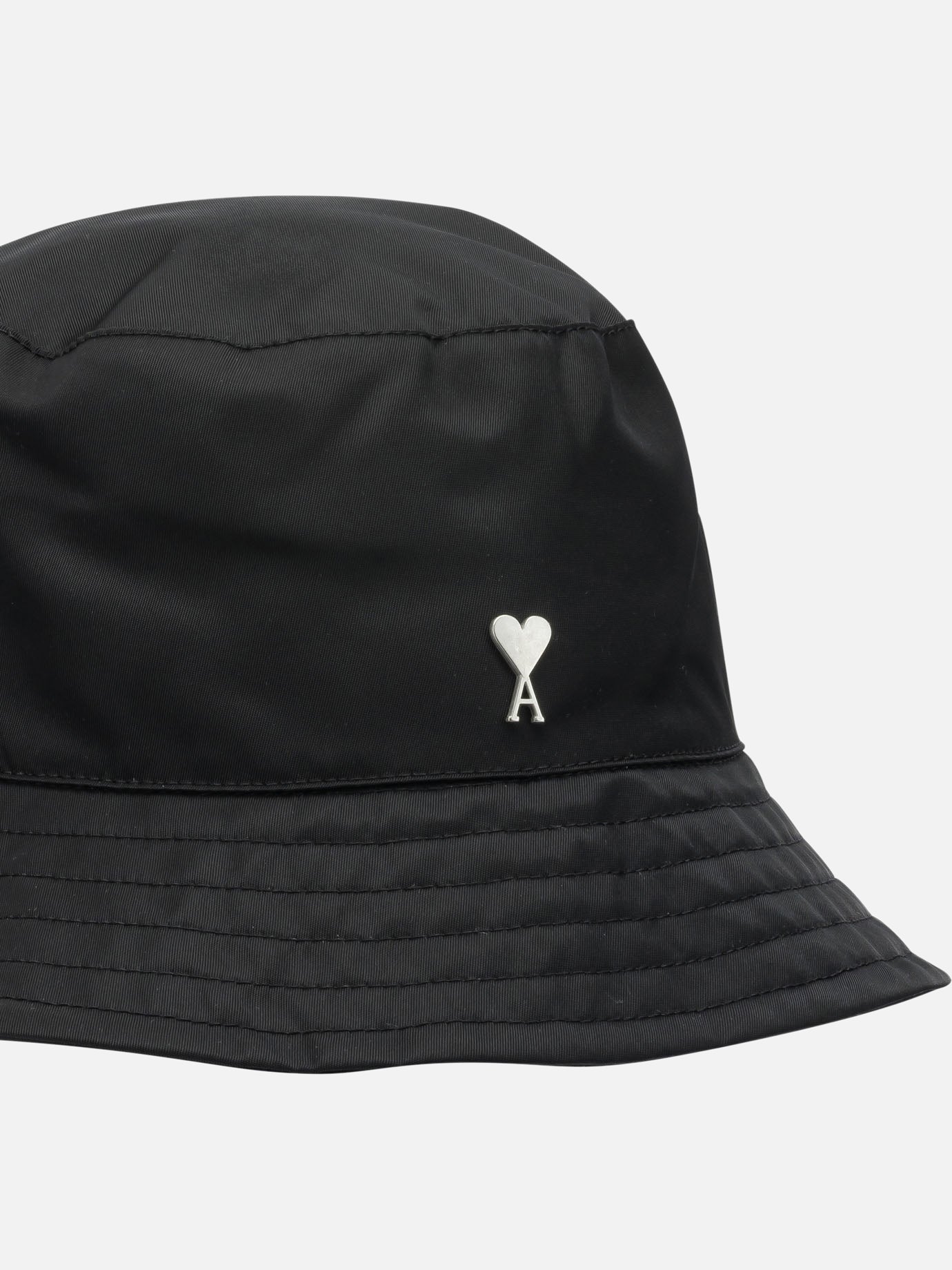 Bucket hats 100% polyamide - Lining: 100% cotton  Black - Ami Paris Women | PDP | VIETTI Online Store | Zoom-Modal_4

