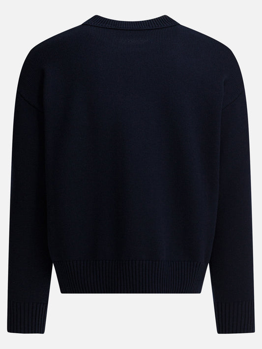 Crewneck sweaters Logo  Blue - Ami Paris Men | PLP | VIETTI Online Store | 2
