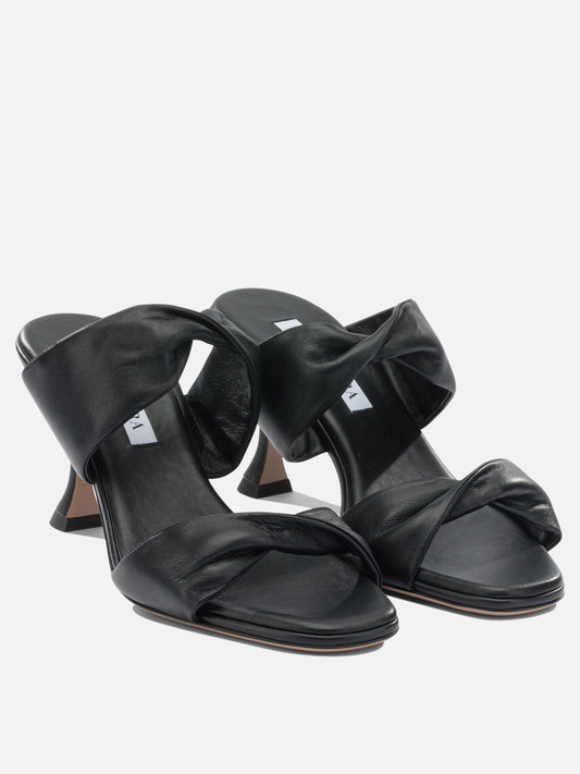 Heeled sandals 100% crossbred leather - 100% calf leather  Black - Aquazzura Women | PLP | VIETTI Online Store | 2

