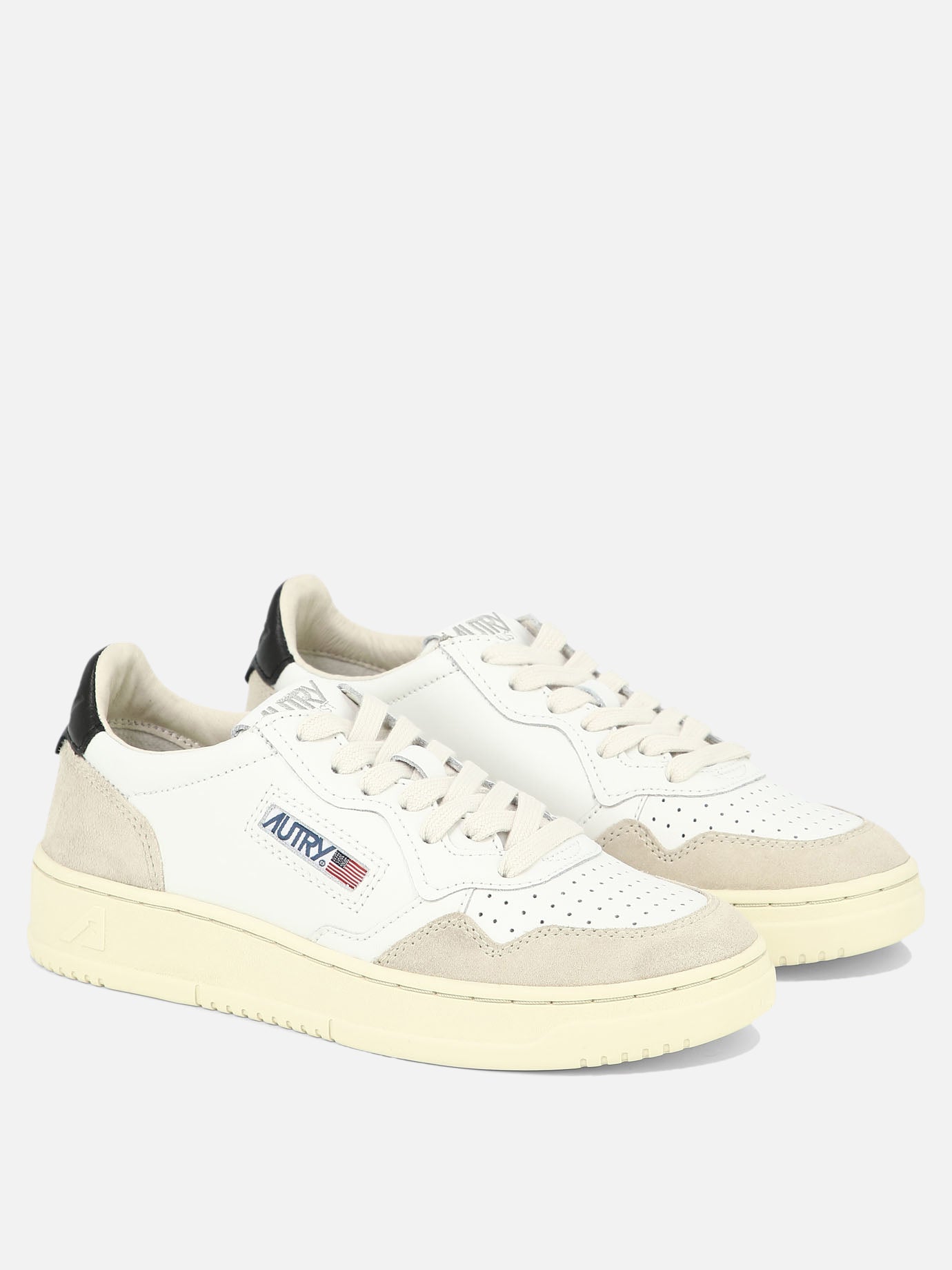Low top sneakers 70% leather 20% suede 10% nylon  White - Autry Women | PDP | VIETTI Online Store | Zoom-Modal_2
